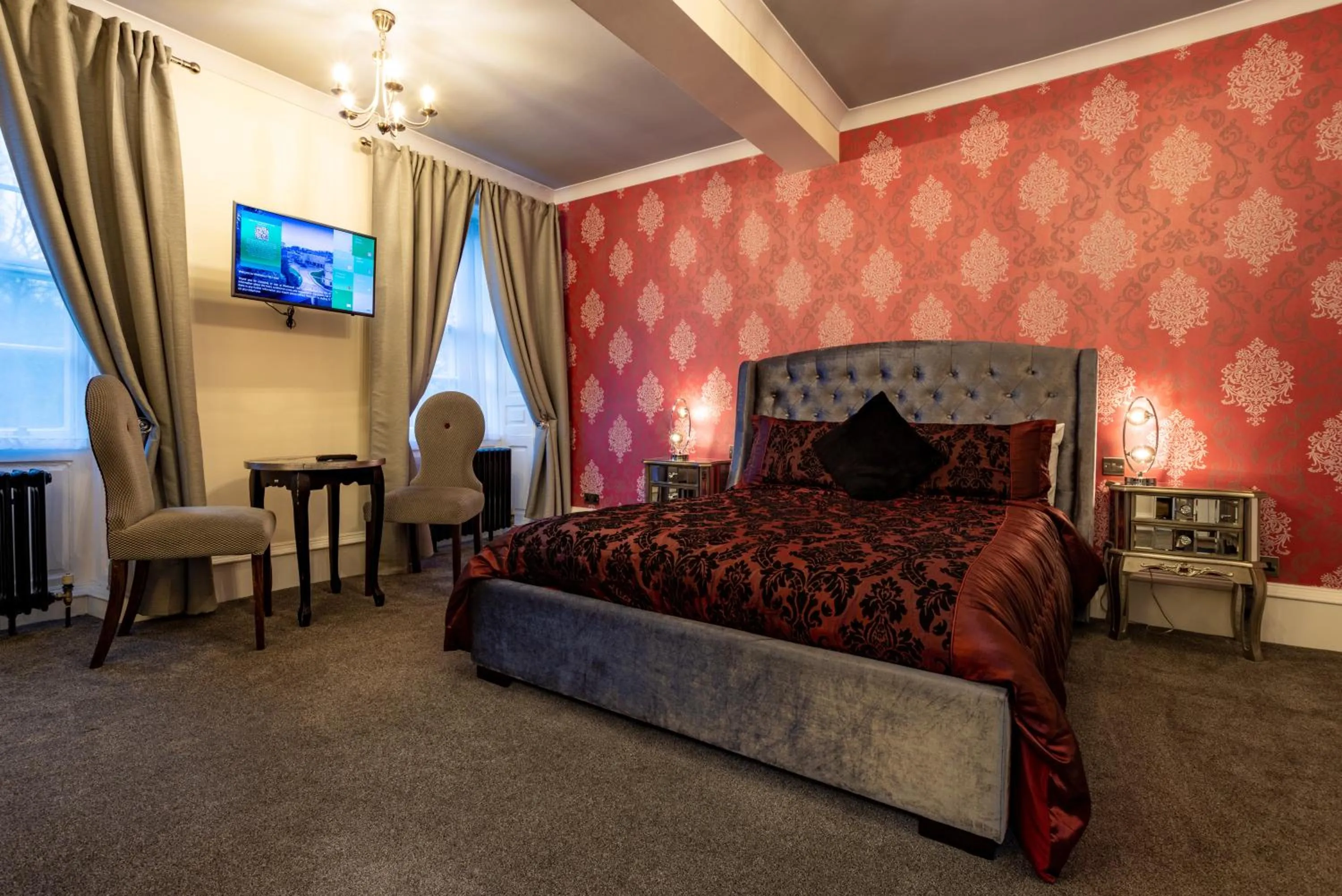 Bedroom, Bed in Weetwood Hall Estate