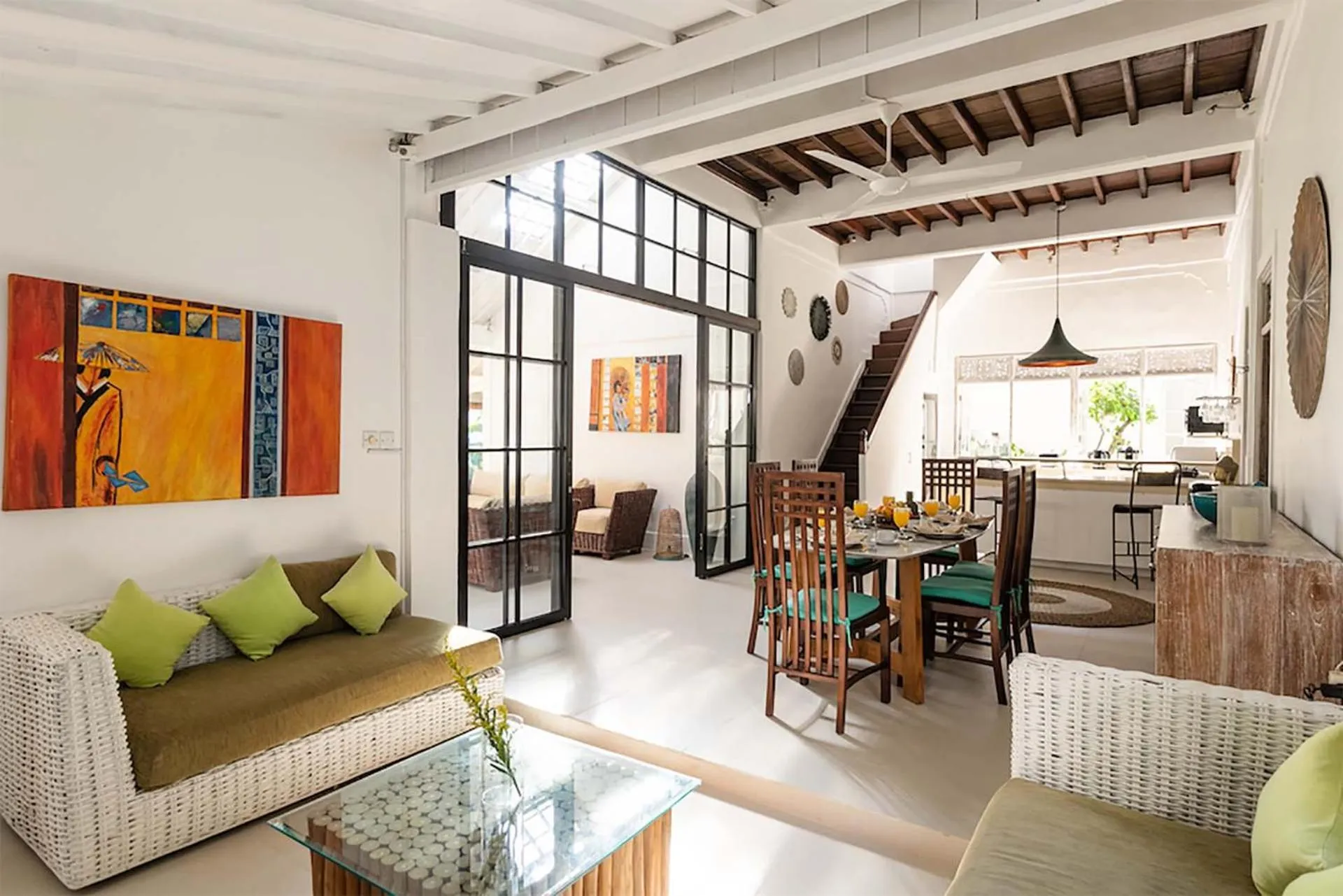 Living room in Villa Nyama by Optimum Bali Villas