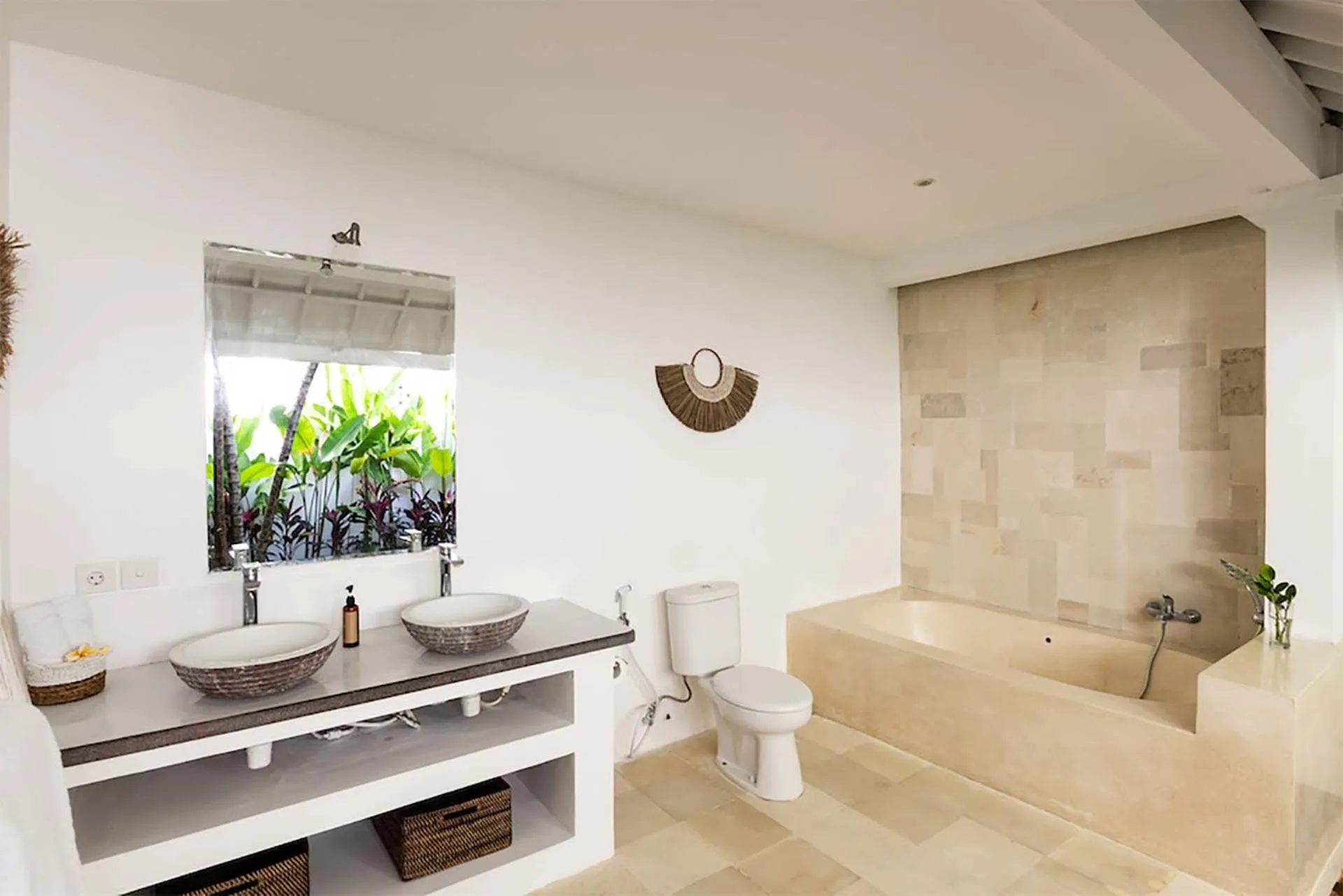 Bath in Villa Nyama by Optimum Bali Villas