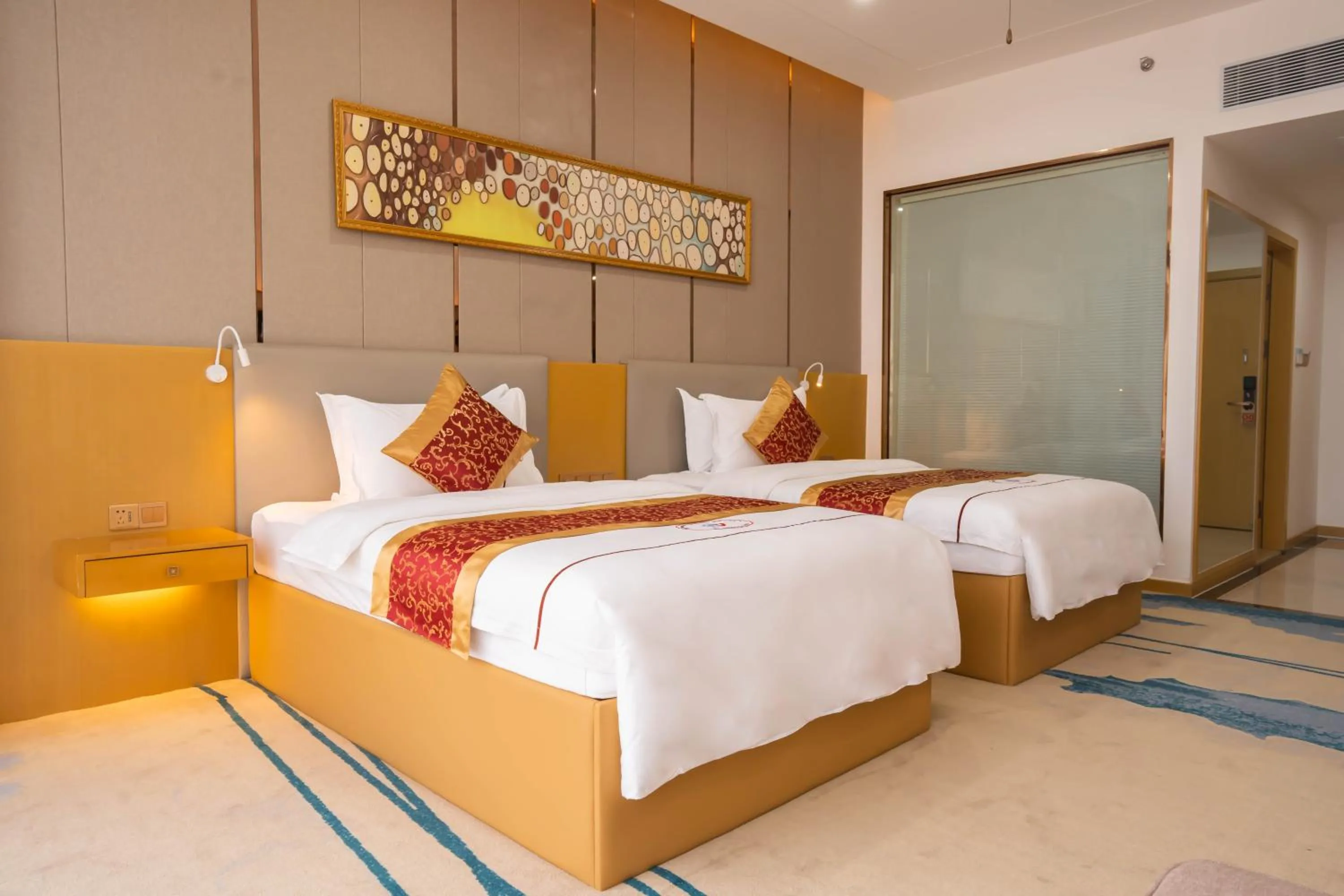 Bed in ST Vegas Hotel