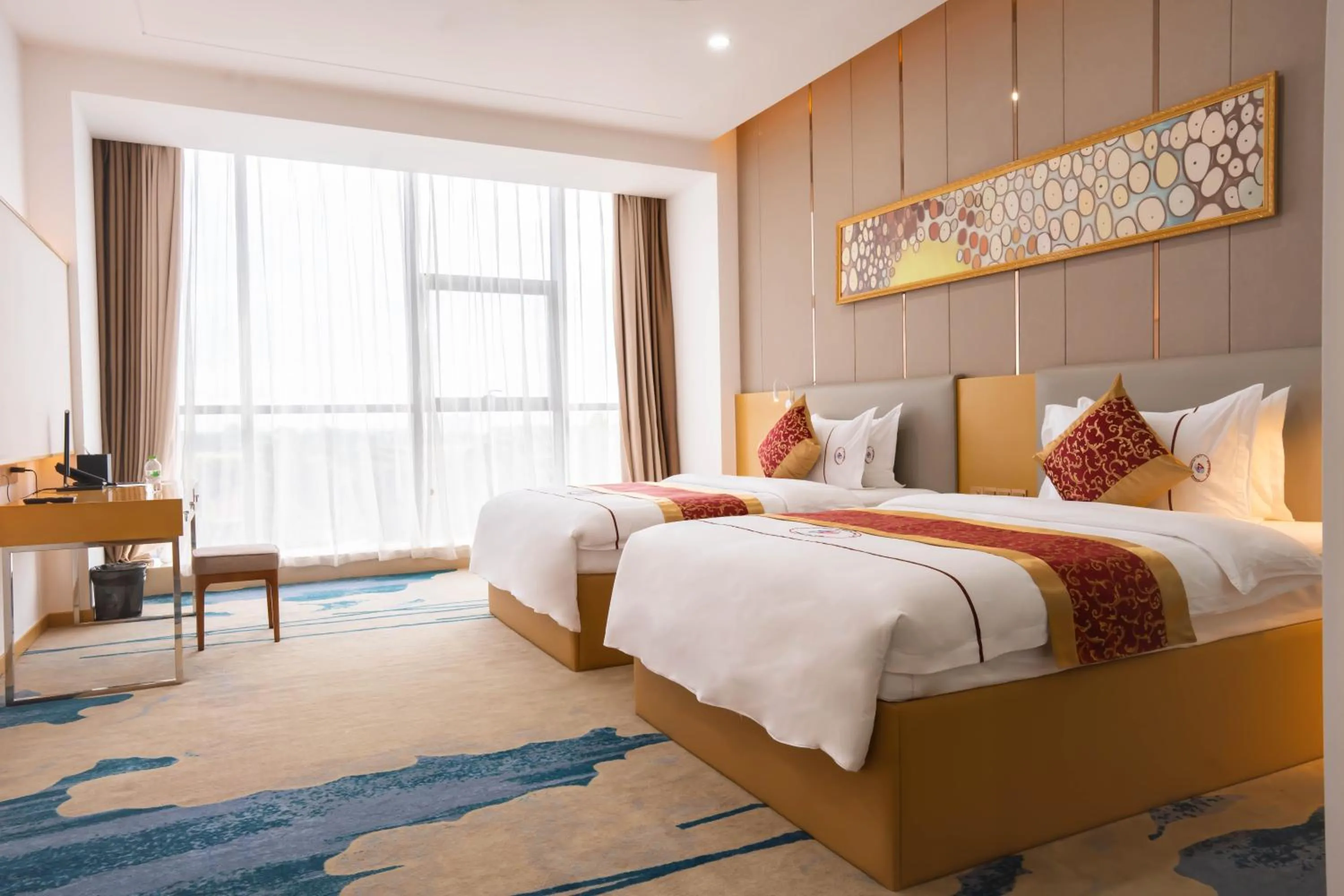 Bed in ST Vegas Hotel