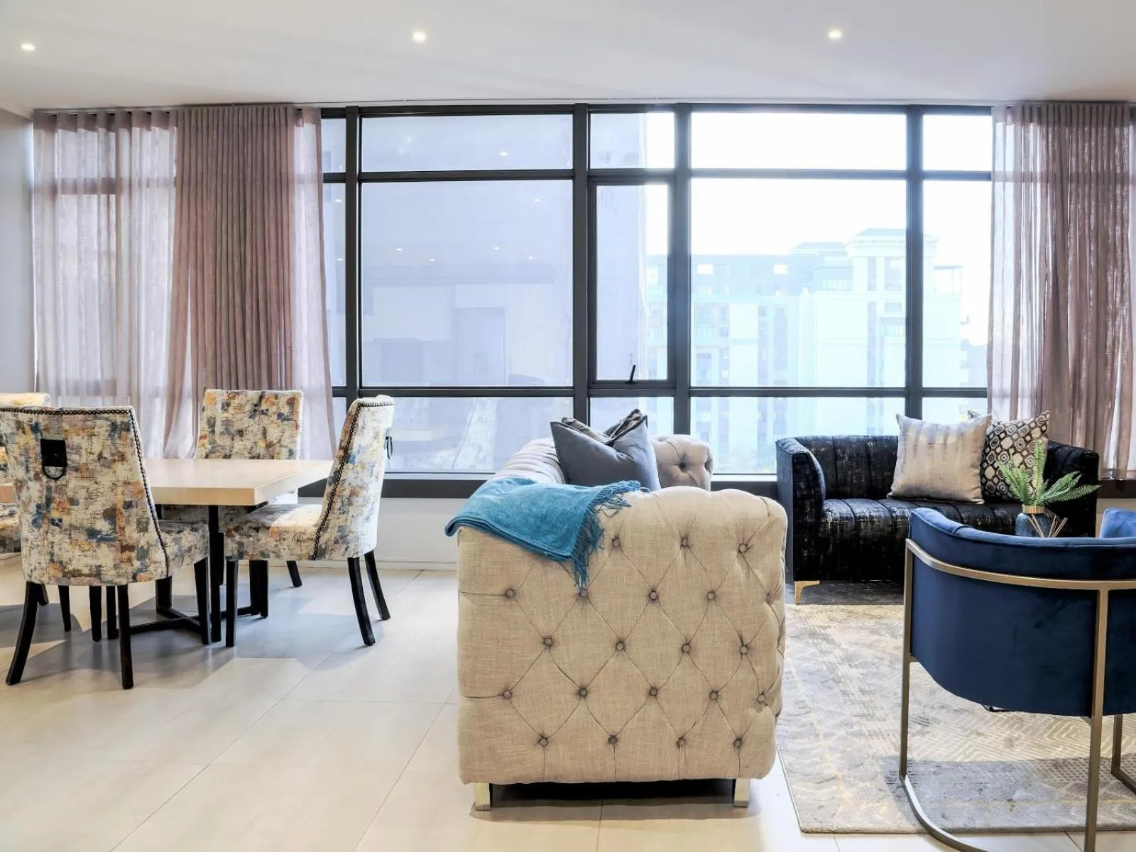 Seating area in Masingita Towers Hotel and SPA