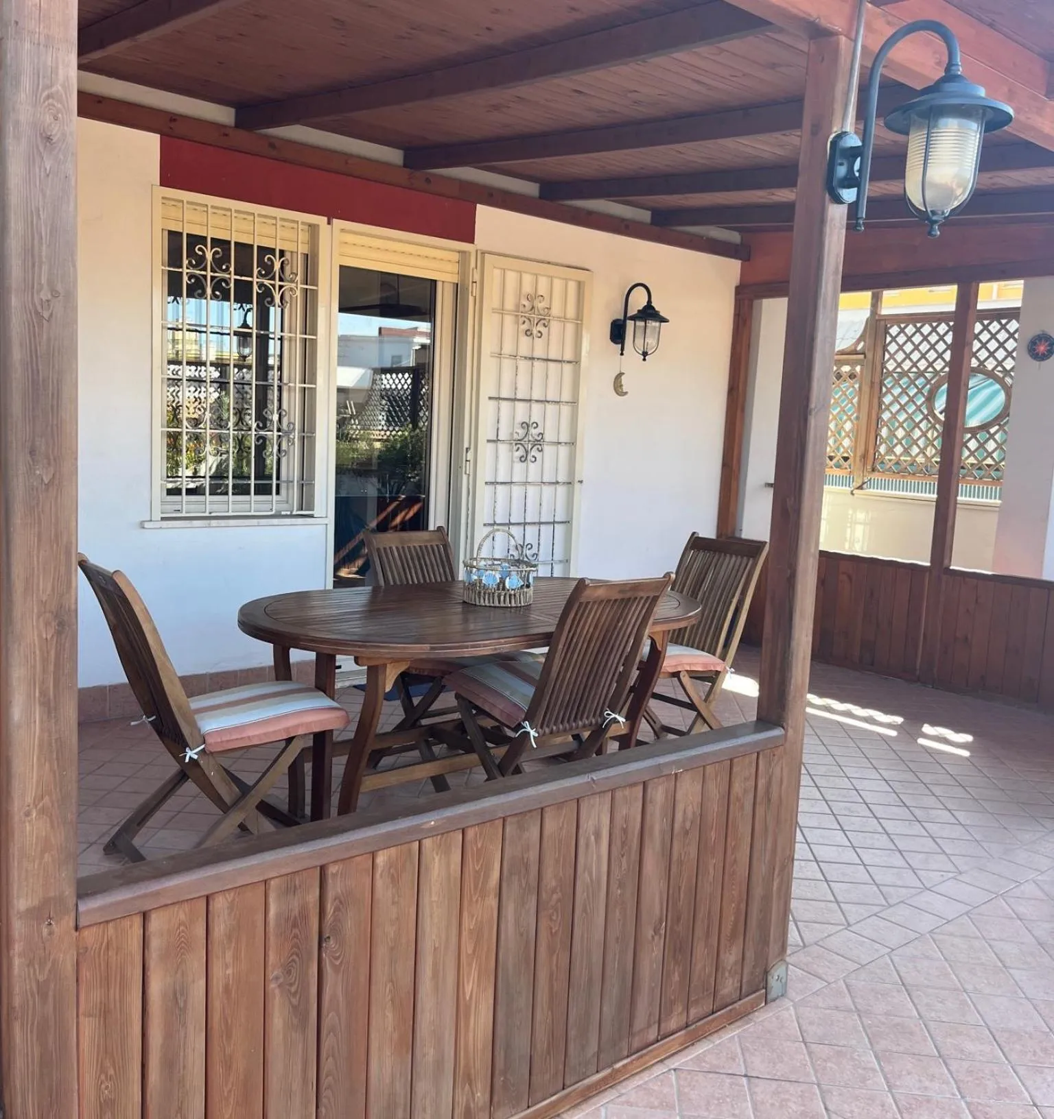 Patio in Attico con terrazza in Via dei Traghetti