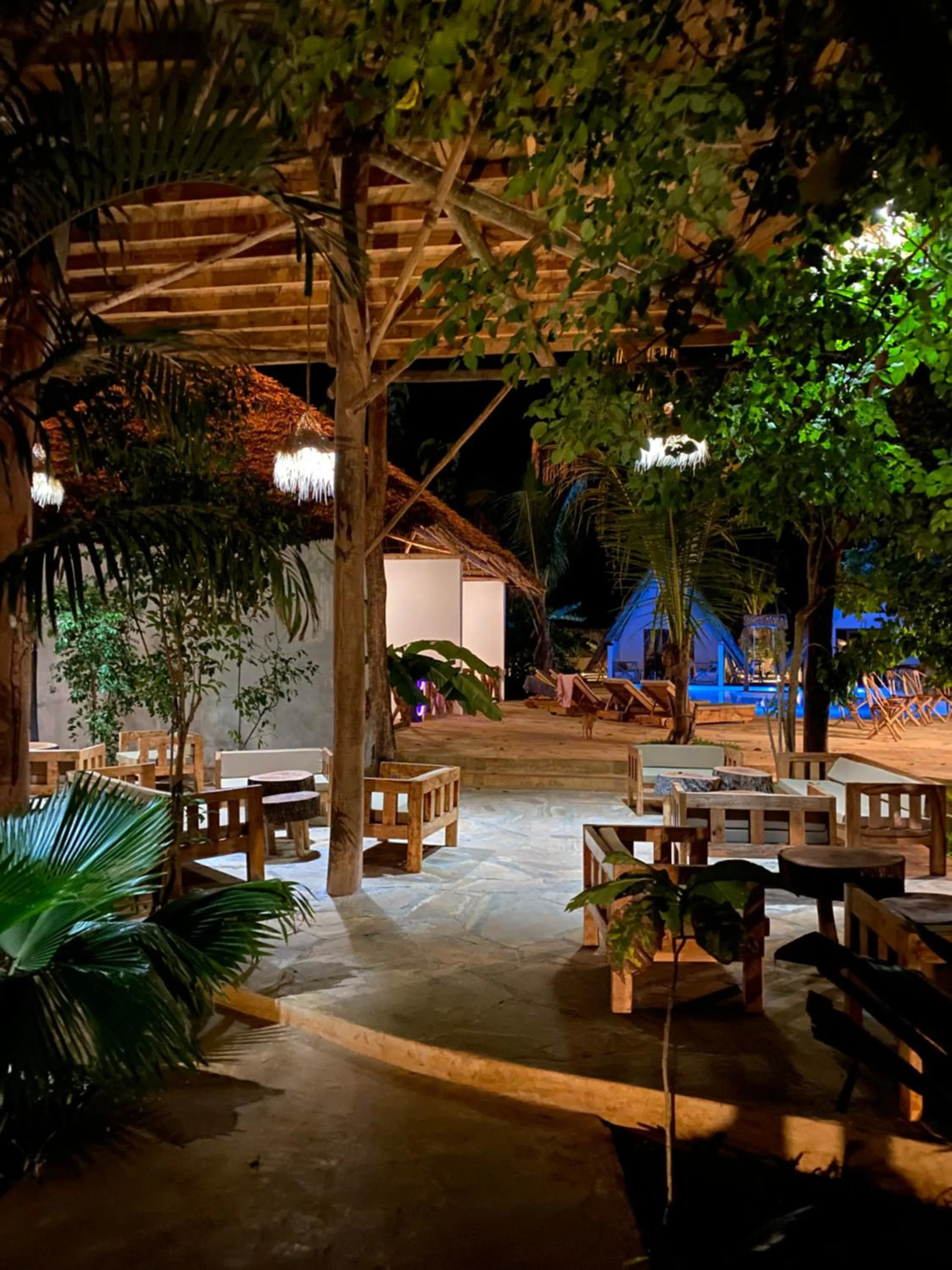 Patio in Baobab Africa Lodge Zanzibar