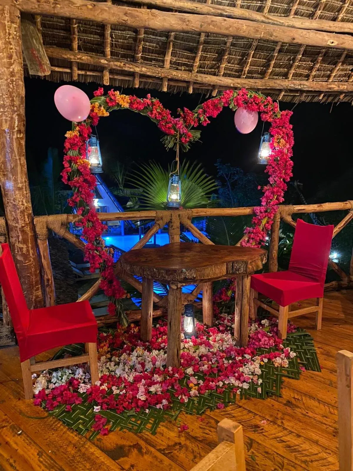 Decorative detail in Baobab Africa Lodge Zanzibar