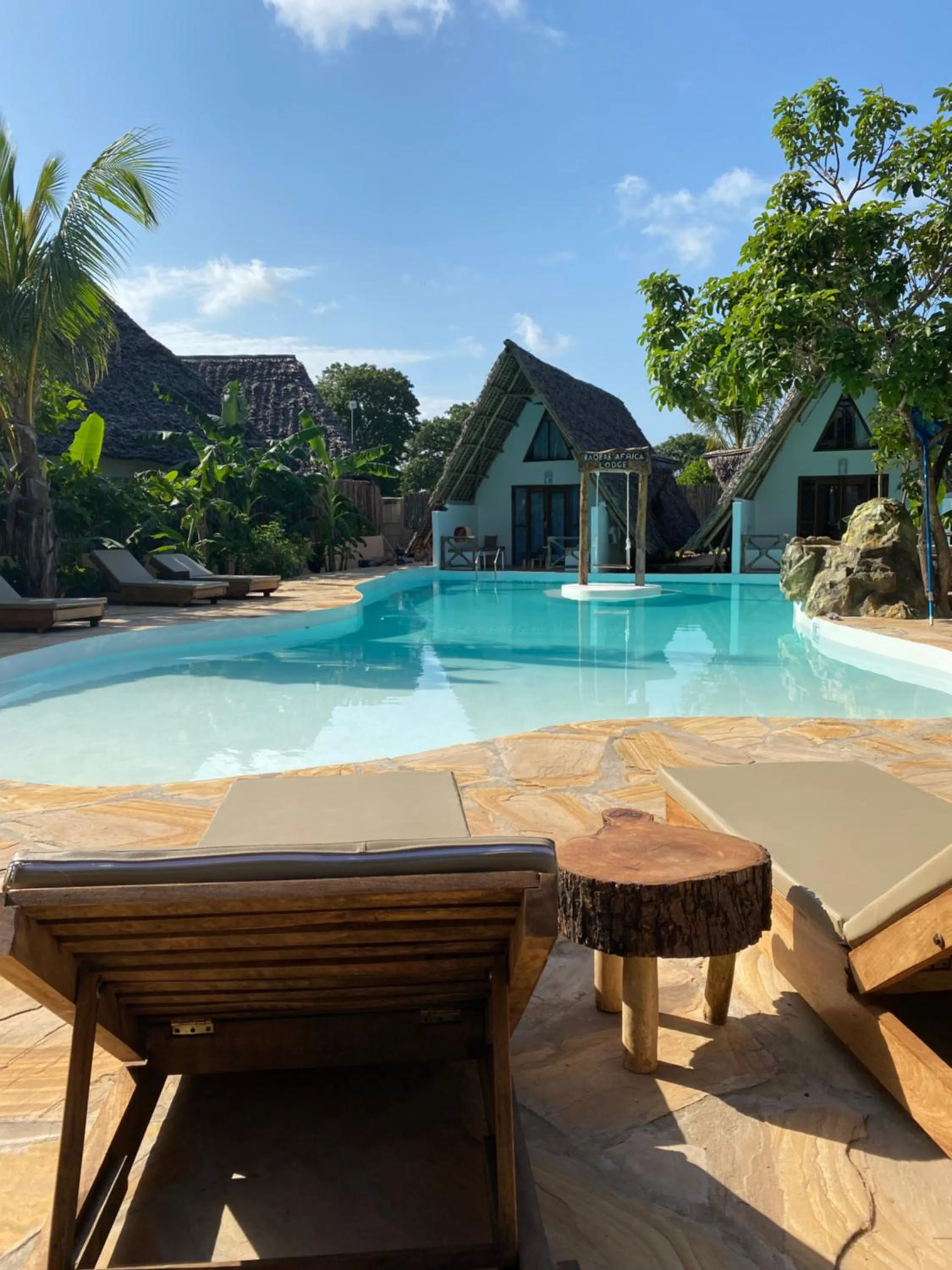 Swimming pool in Baobab Africa Lodge Zanzibar
