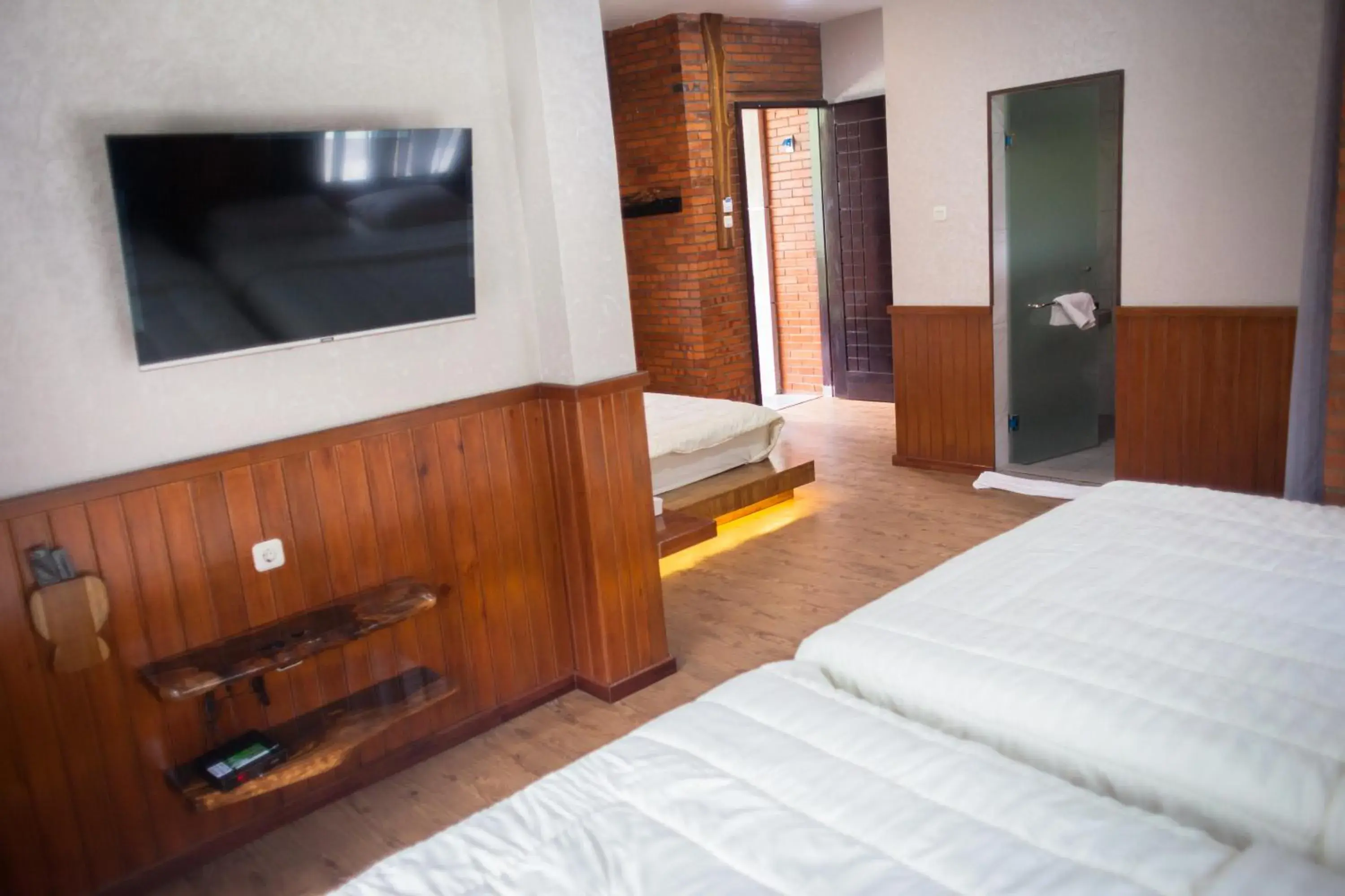 Bed in Pariban Hotel Bed in Pariban Hotel