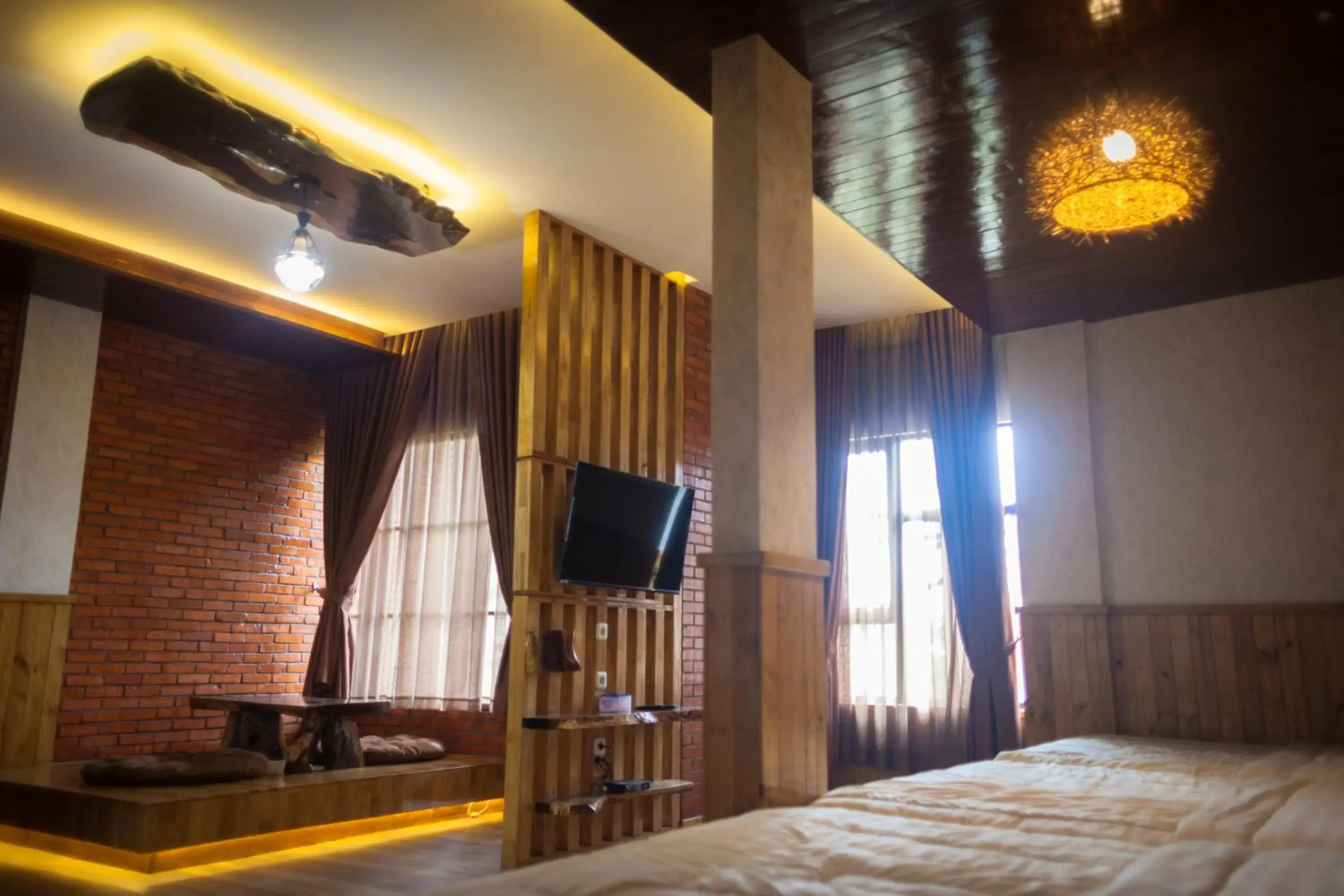 Bed in Pariban Hotel Bed in Pariban Hotel