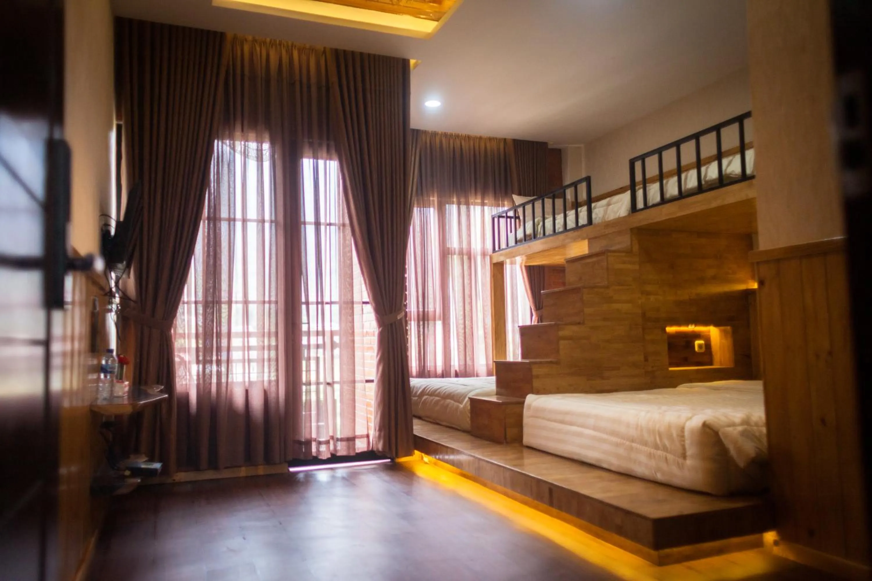 Bed in Pariban Hotel