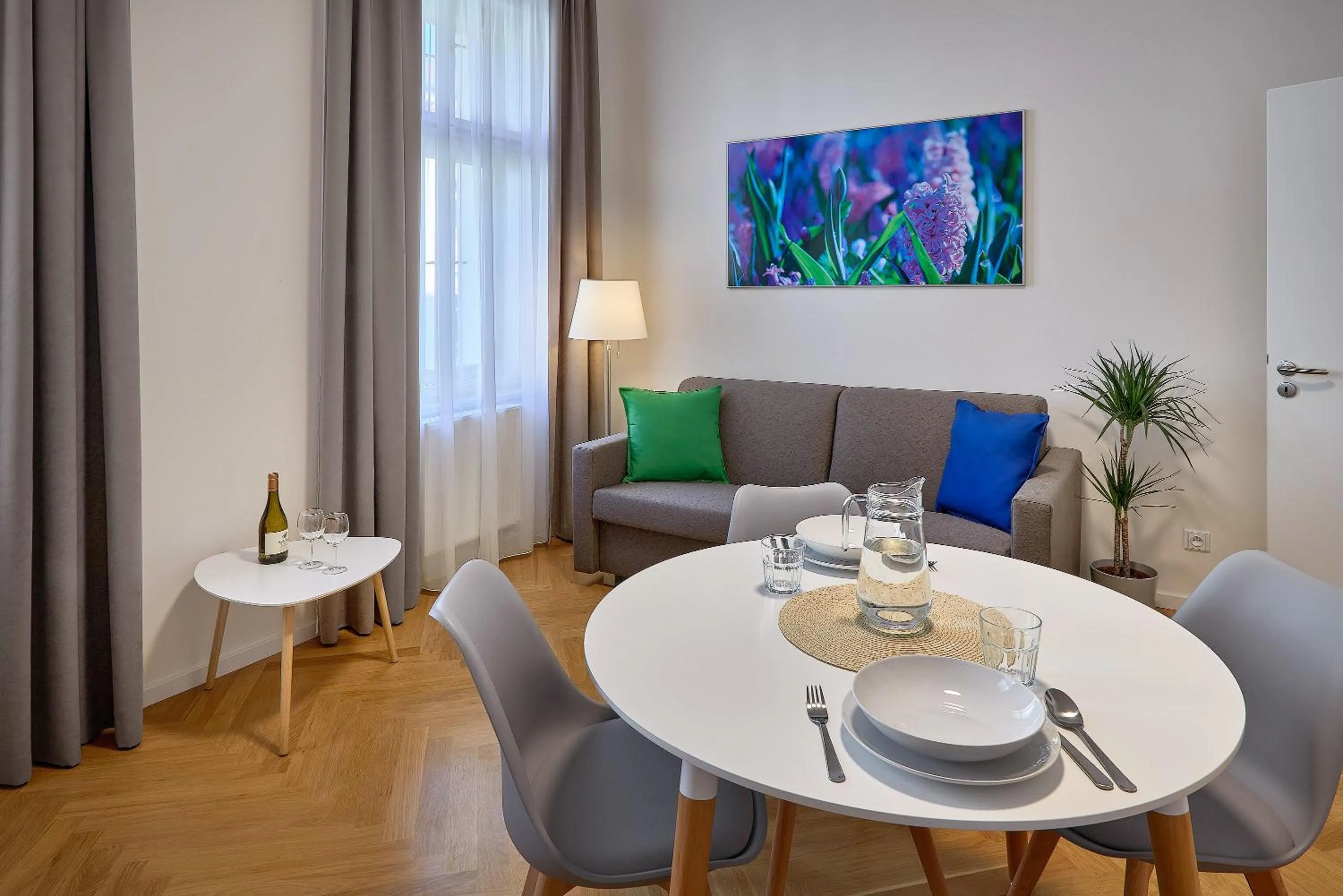 Living room in DownTown Suites Rubesova