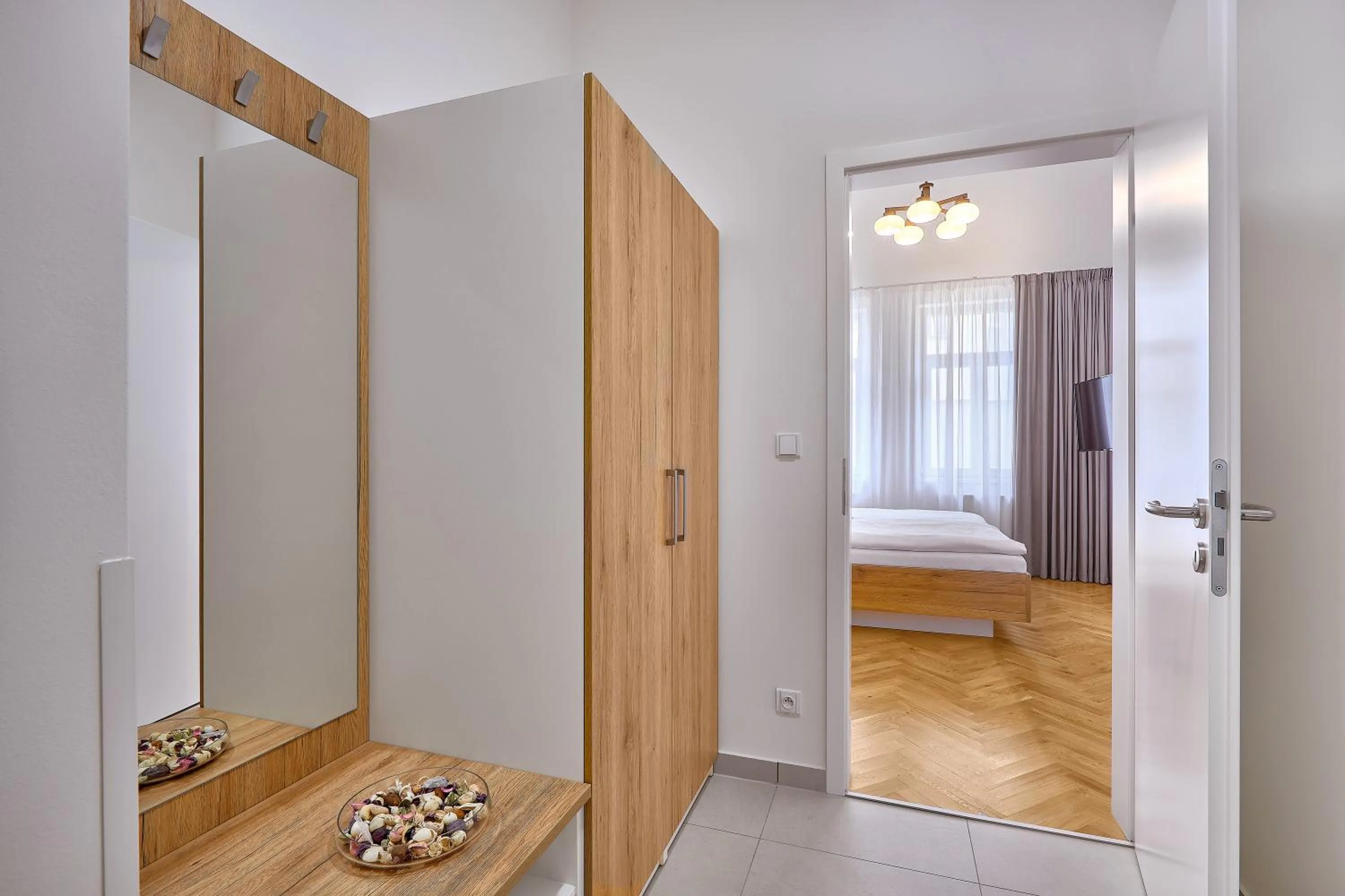 wardrobe in DownTown Suites Rubesova