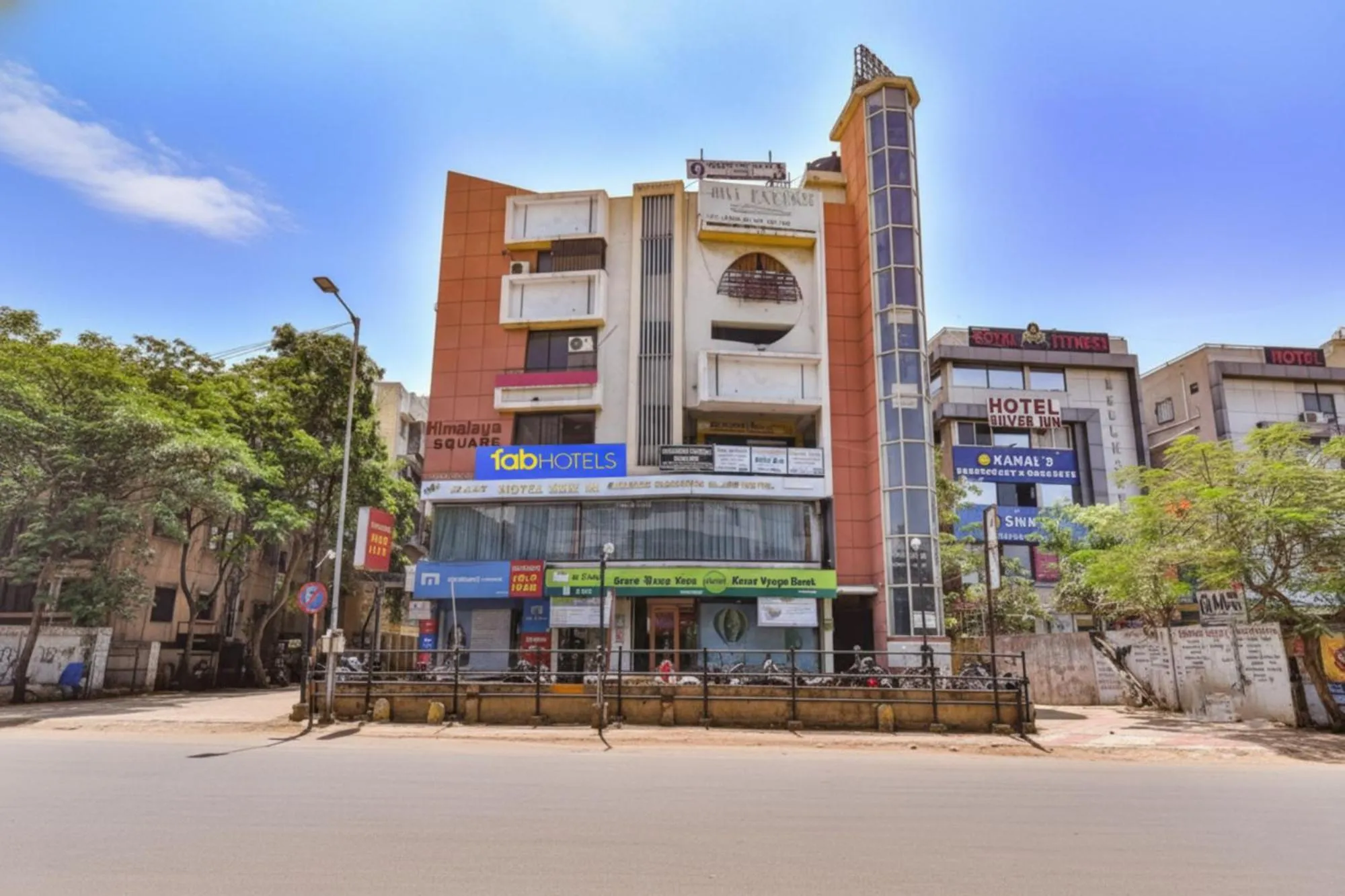 Property building in FabHotel Max Inn - Inside Himalaya Square