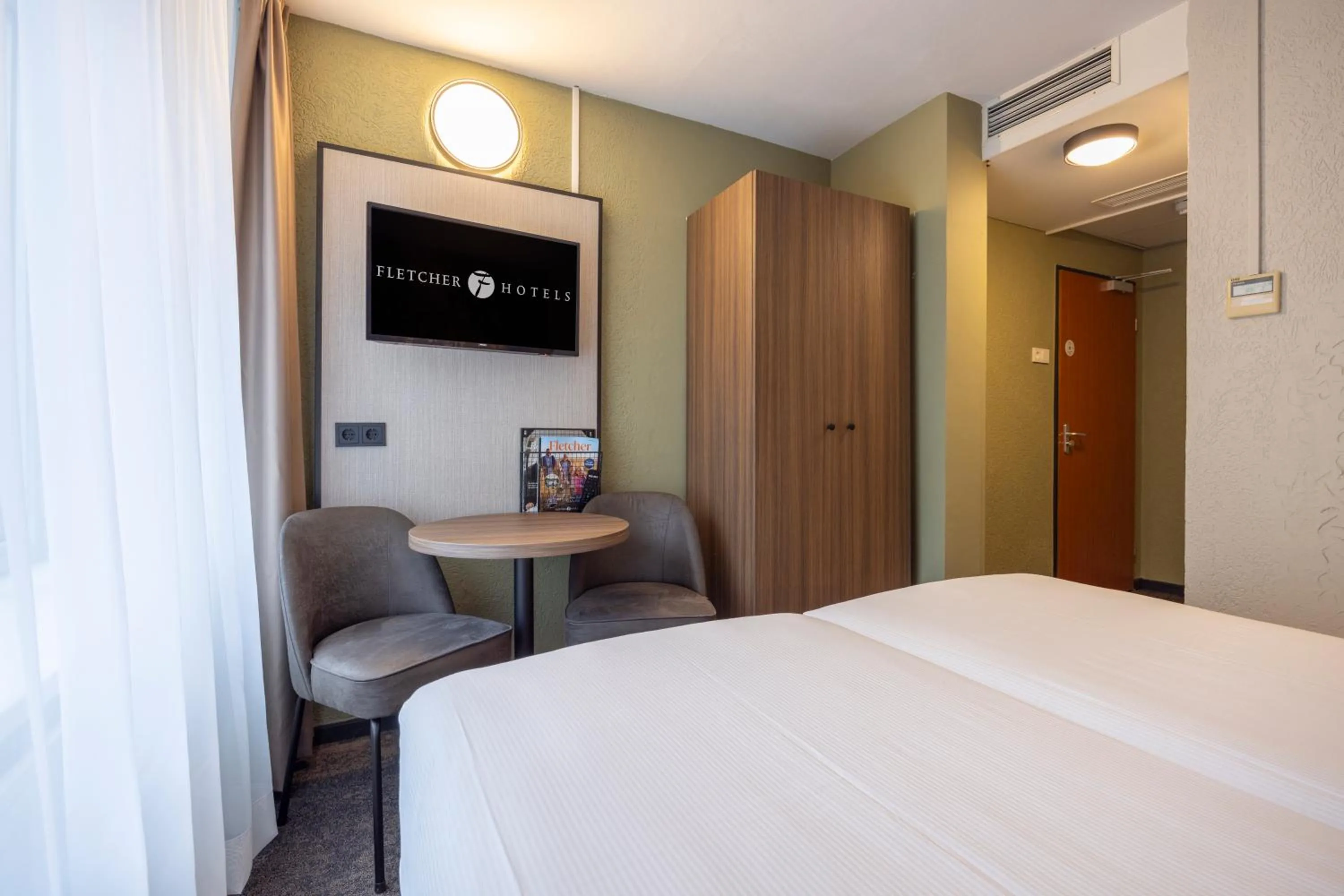 TV and multimedia, Bed in Fletcher Hotel Apeldoorn