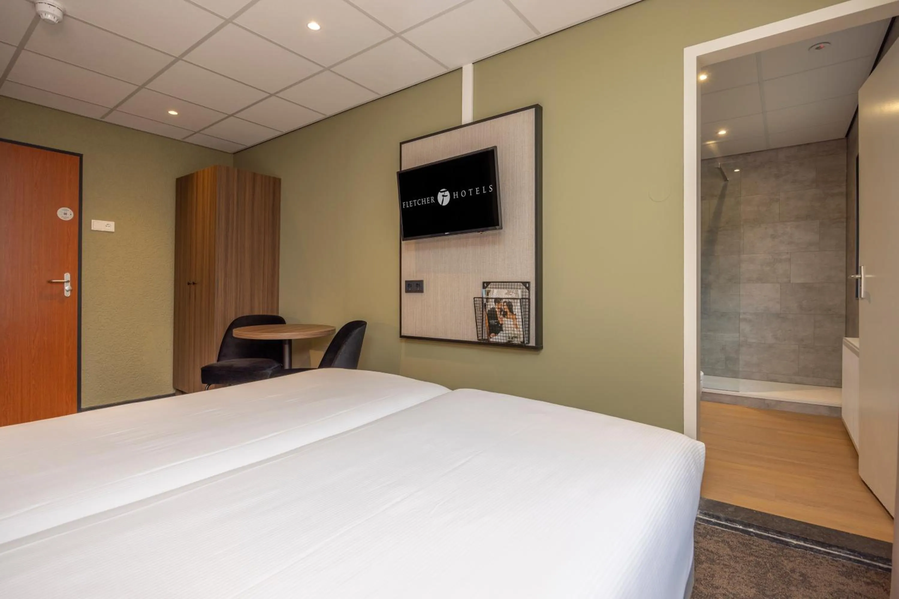 Photo of the whole room, Bed in Fletcher Hotel Apeldoorn