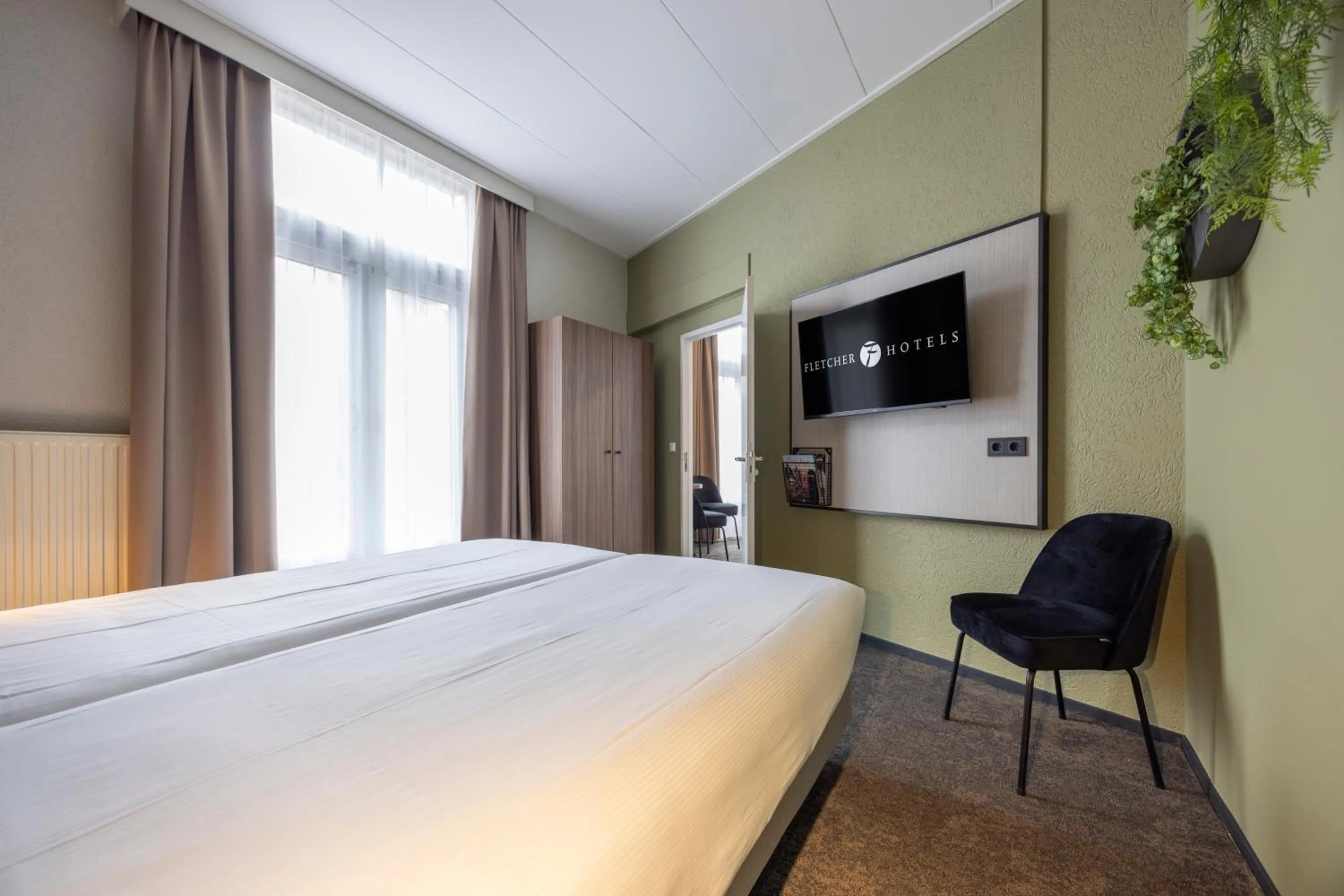 TV and multimedia, Bed in Fletcher Hotel Apeldoorn