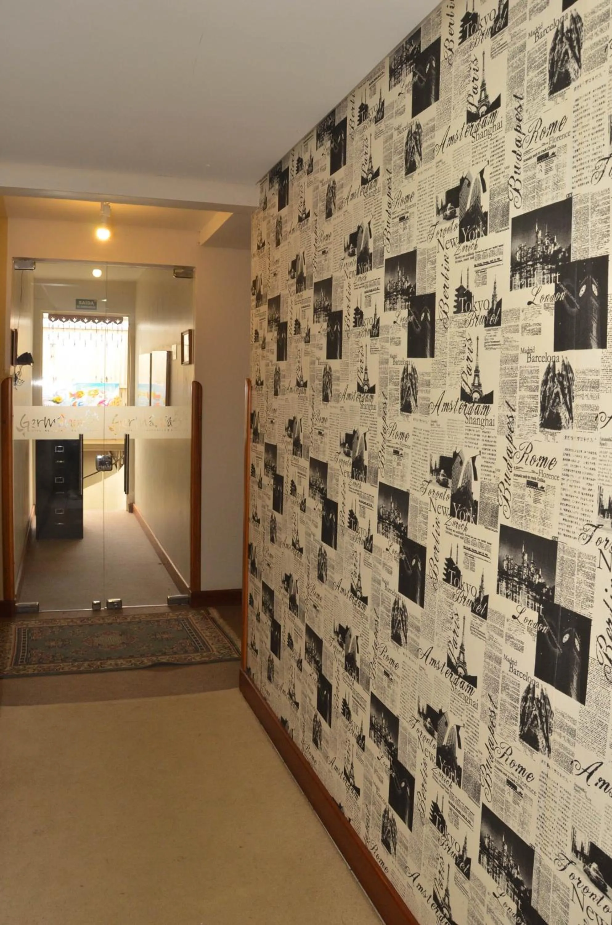 Decorative detail in Germanias Blumen Hotel