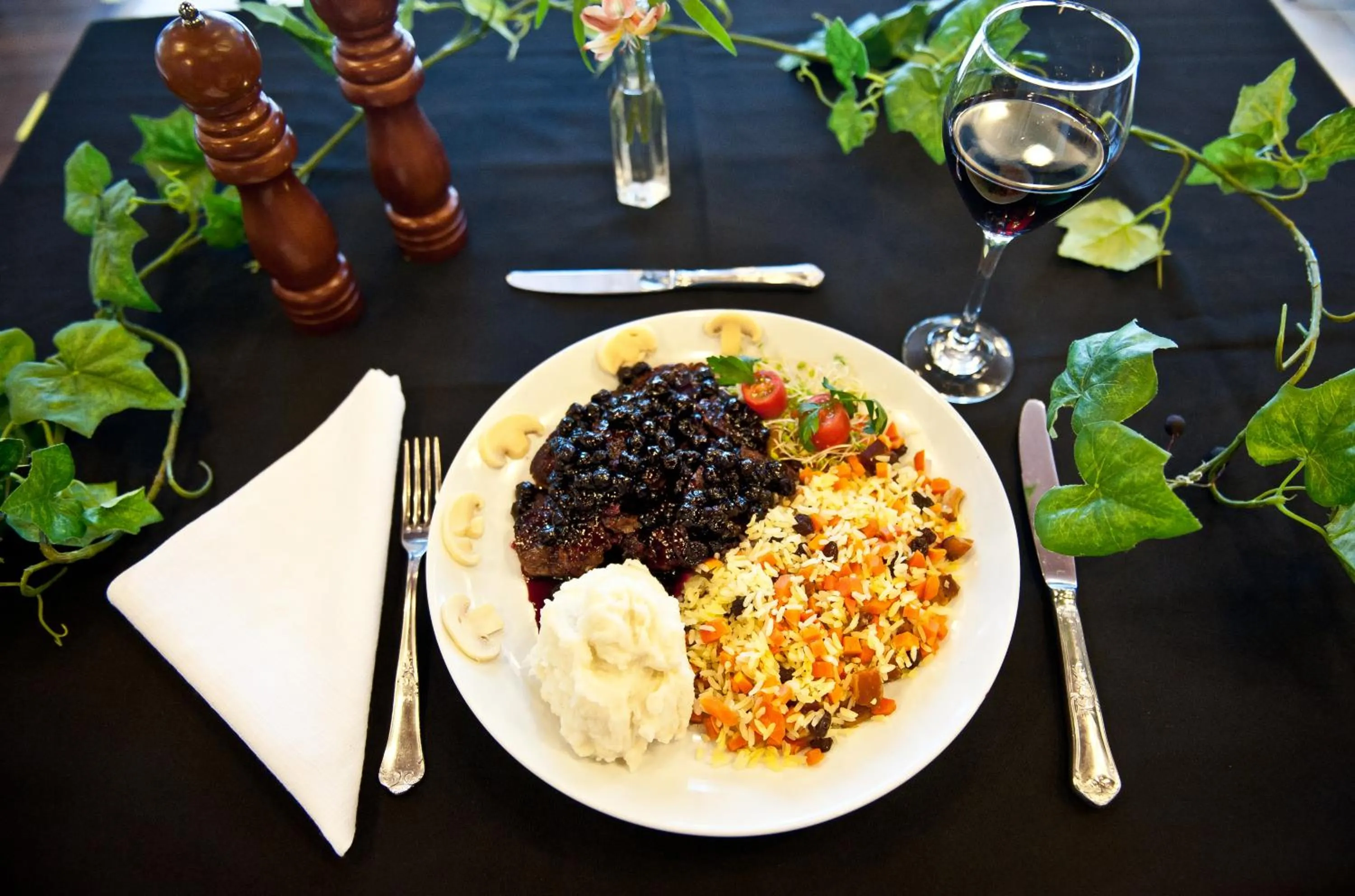 Food in Germanias Blumen Hotel