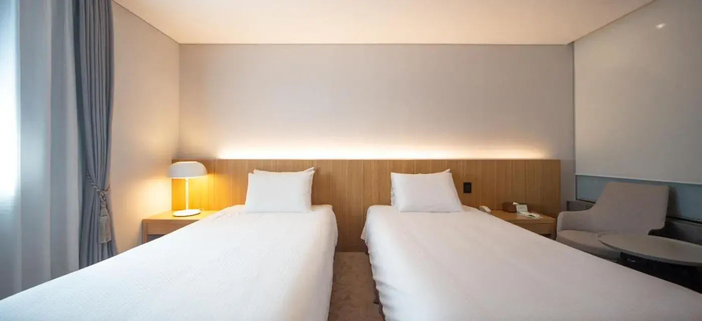 Bed in Ulsan City Hotel Bed in Ulsan City Hotel