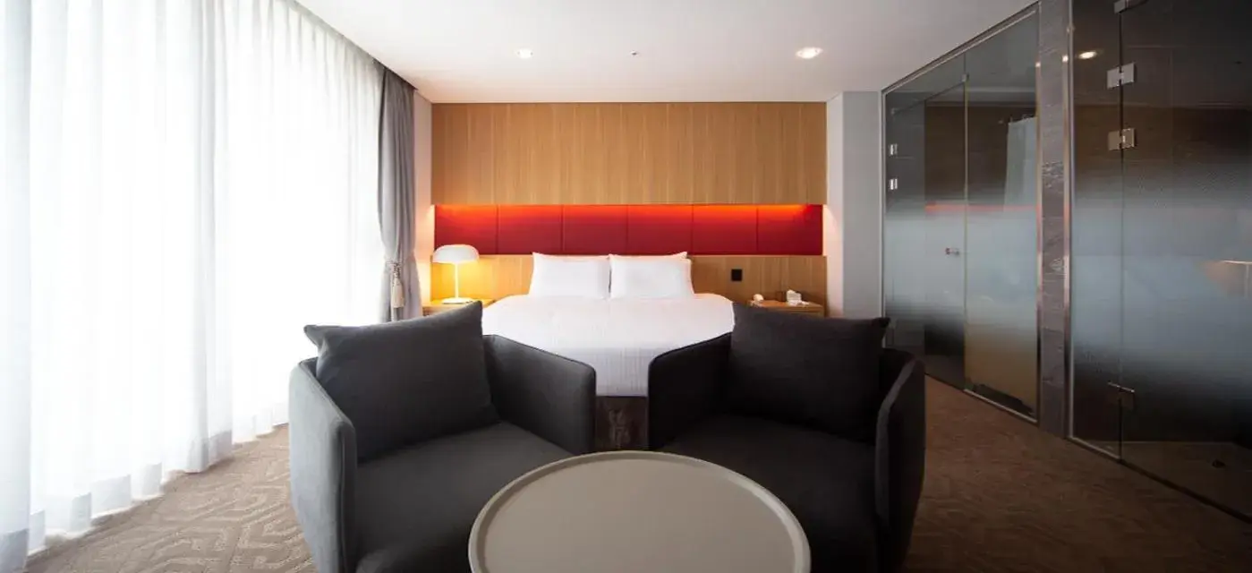 Decorative detail, Bed in Ulsan City Hotel Decorative detail, Bed in Ulsan City Hotel