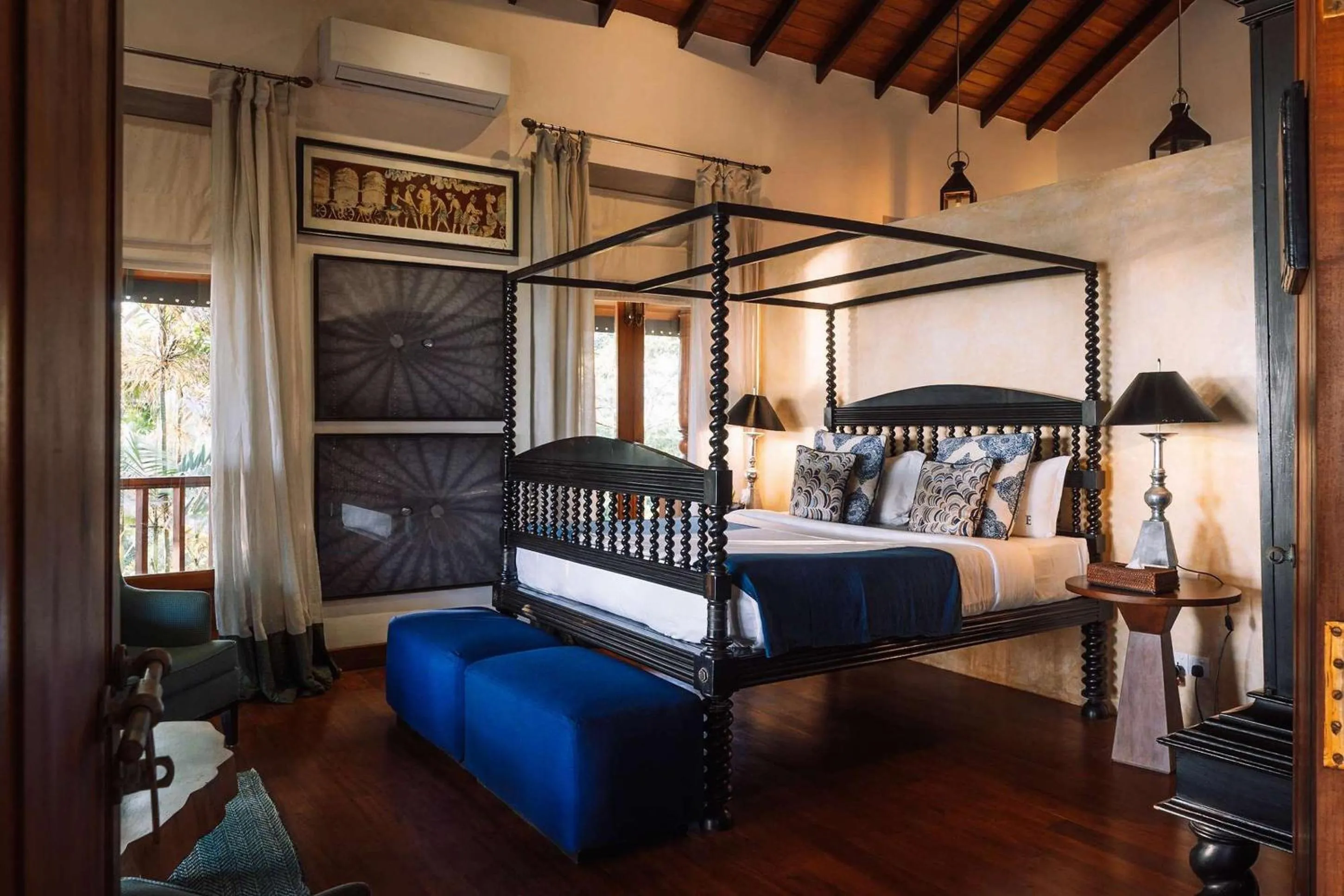 Bed in Eraeliya Villas & Gardens