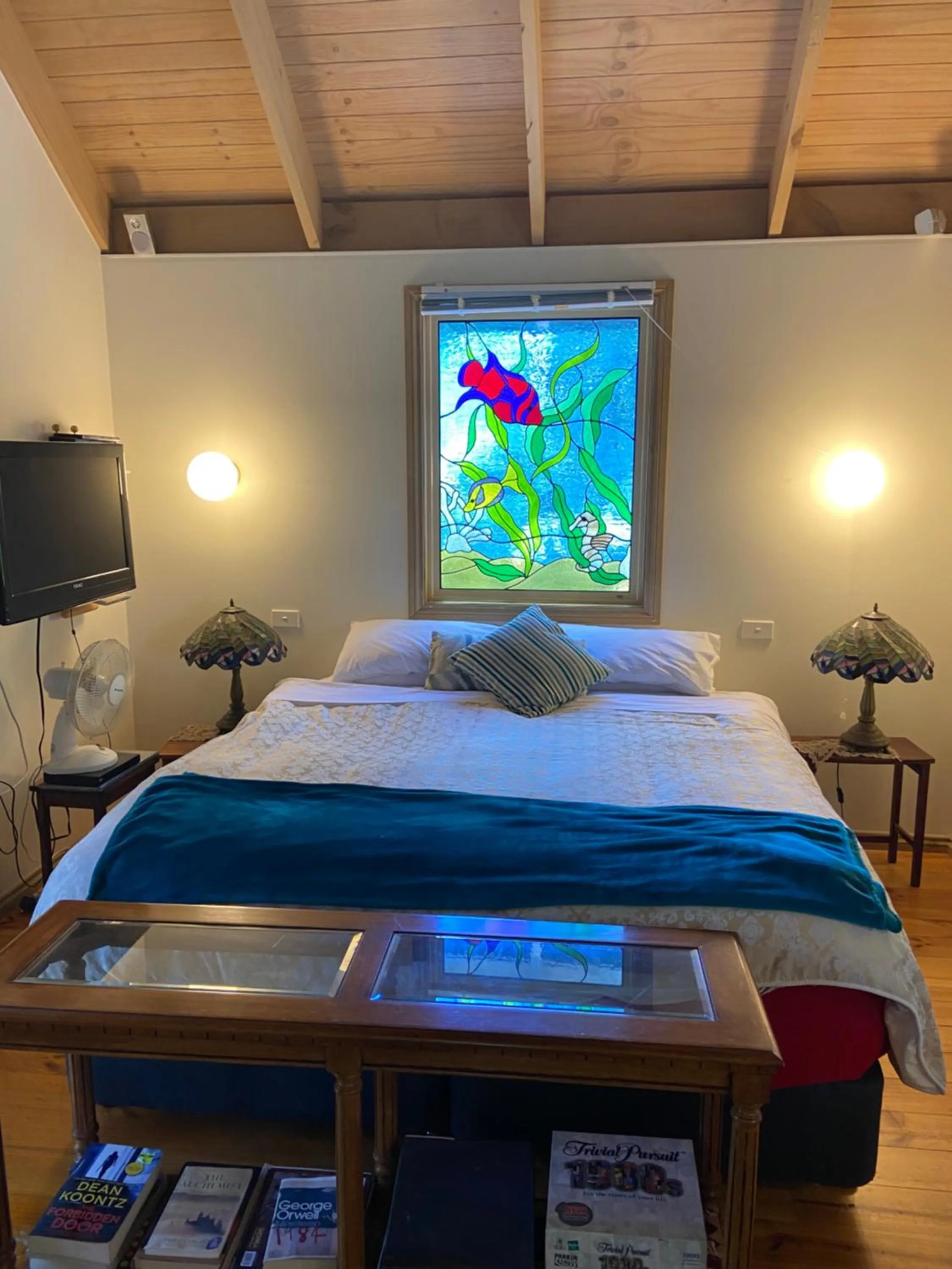 Bed in Olinda Country Cottages