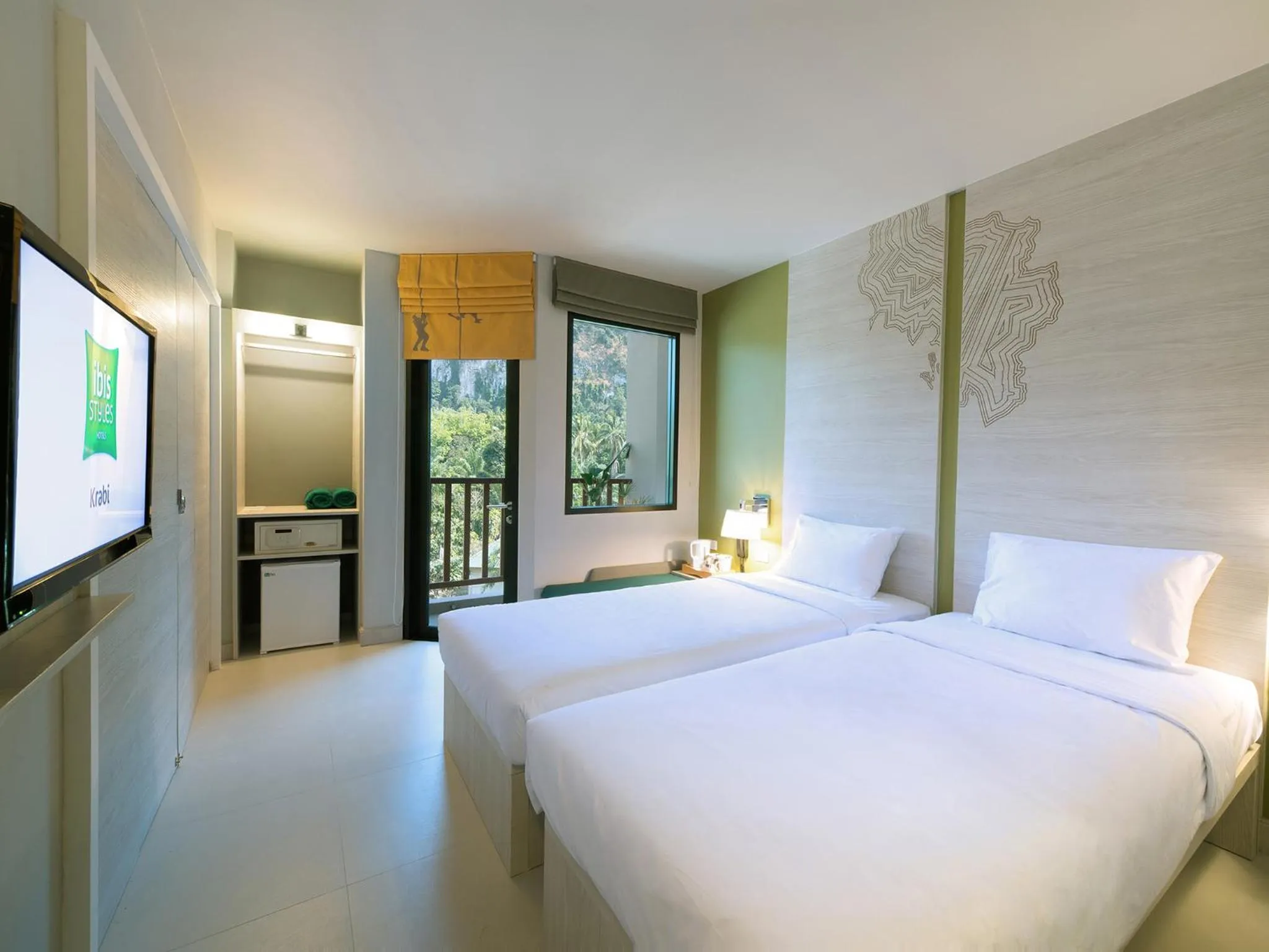 Bedroom, Bed in ibis Styles Krabi Ao Nang