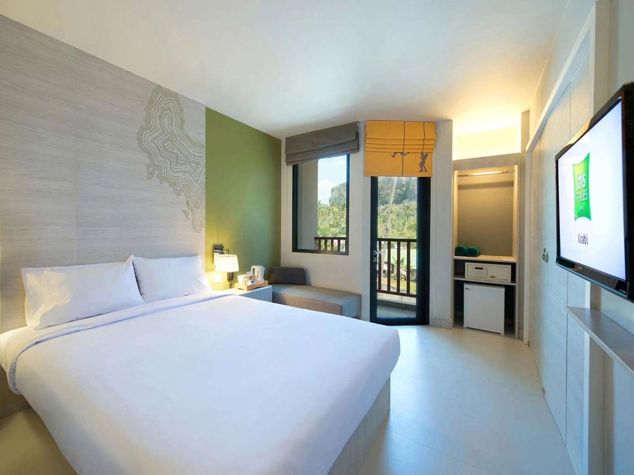 Bedroom, Bed in ibis Styles Krabi Ao Nang