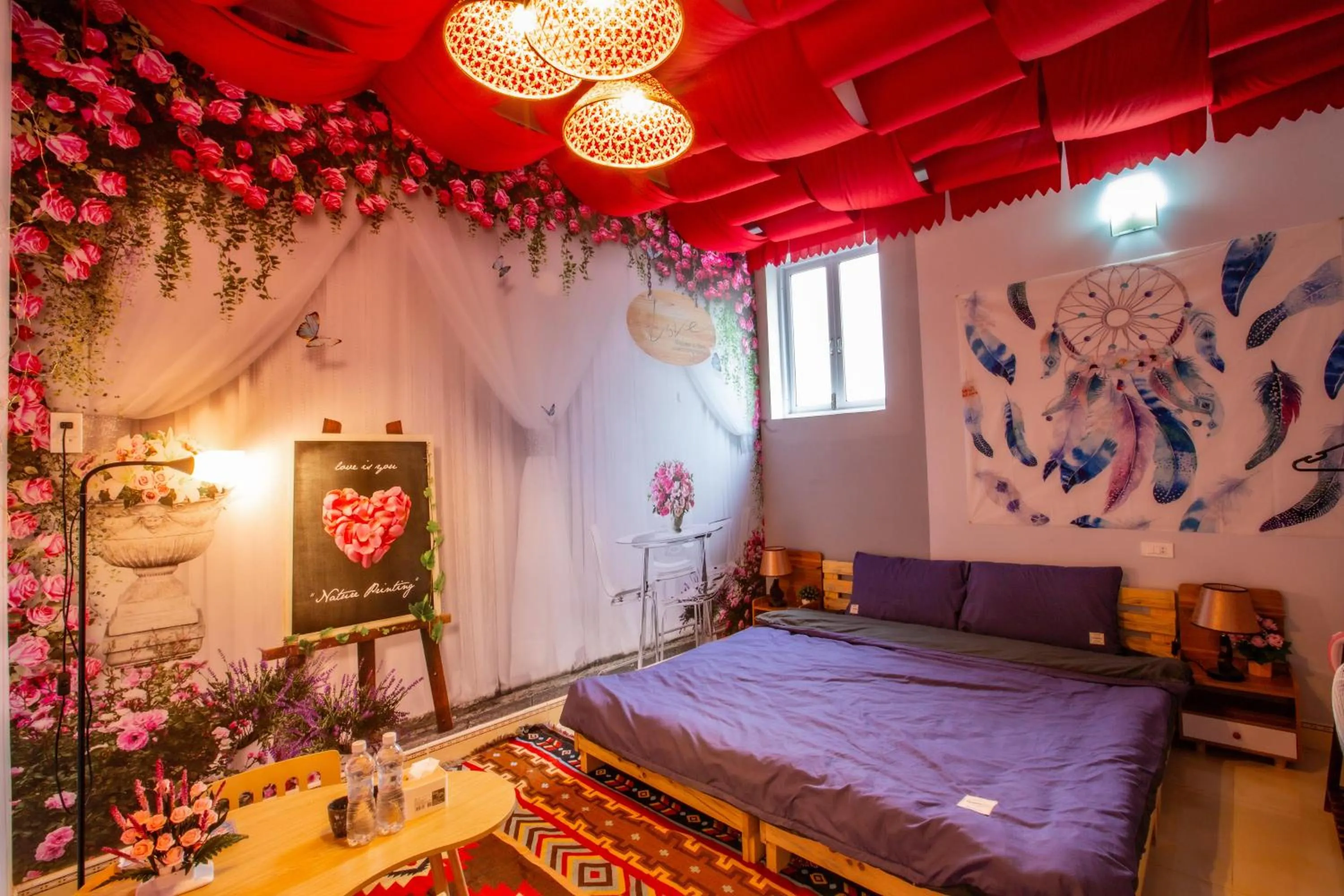 Photo of the whole room, Bed in De Vivre Homestay Măng Đen