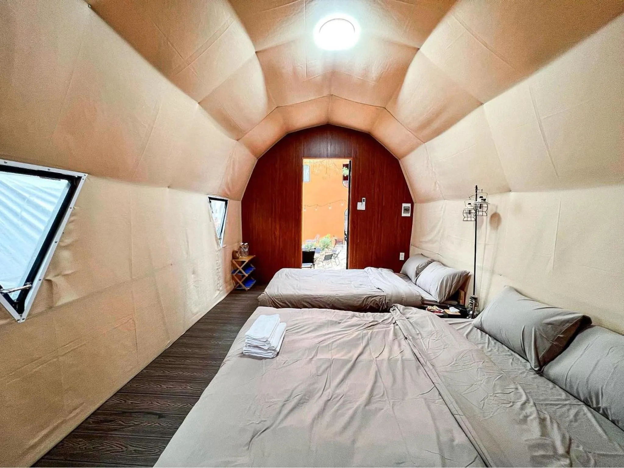 Bed in De Vivre Homestay Măng Đen