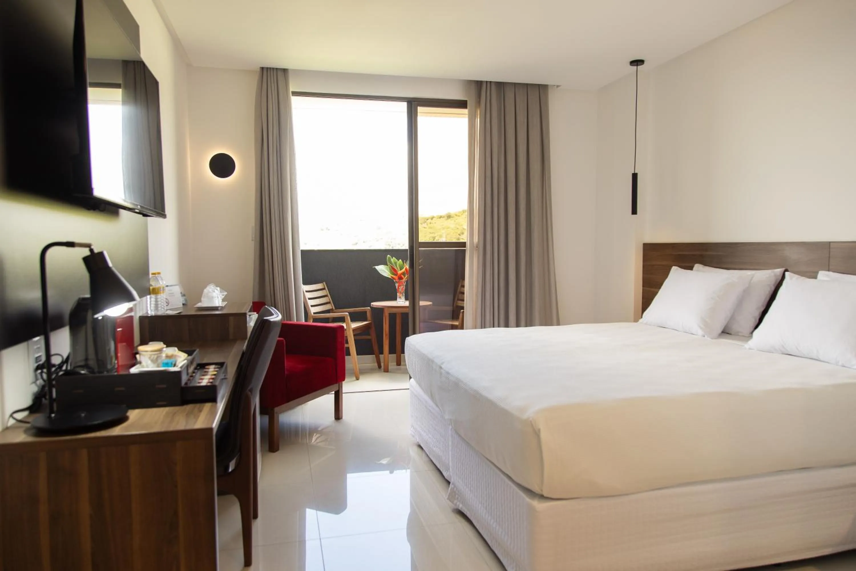 Bed in Nobile Hotel Araripina