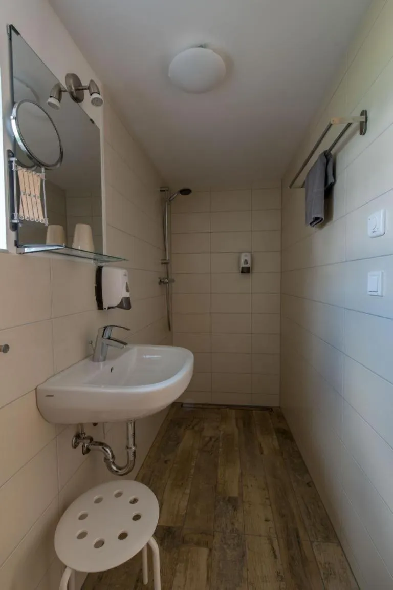 Shower in Aparthotel & Seminarhaus Wolkentor