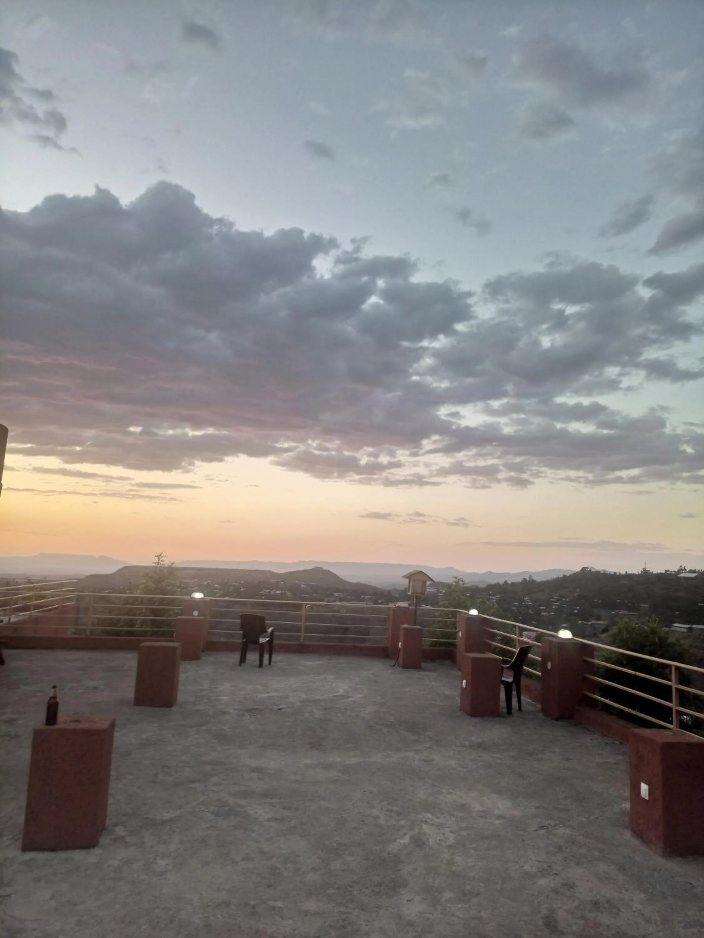 Natural landscape in Zan-Seyoum Hotel - Lalibela