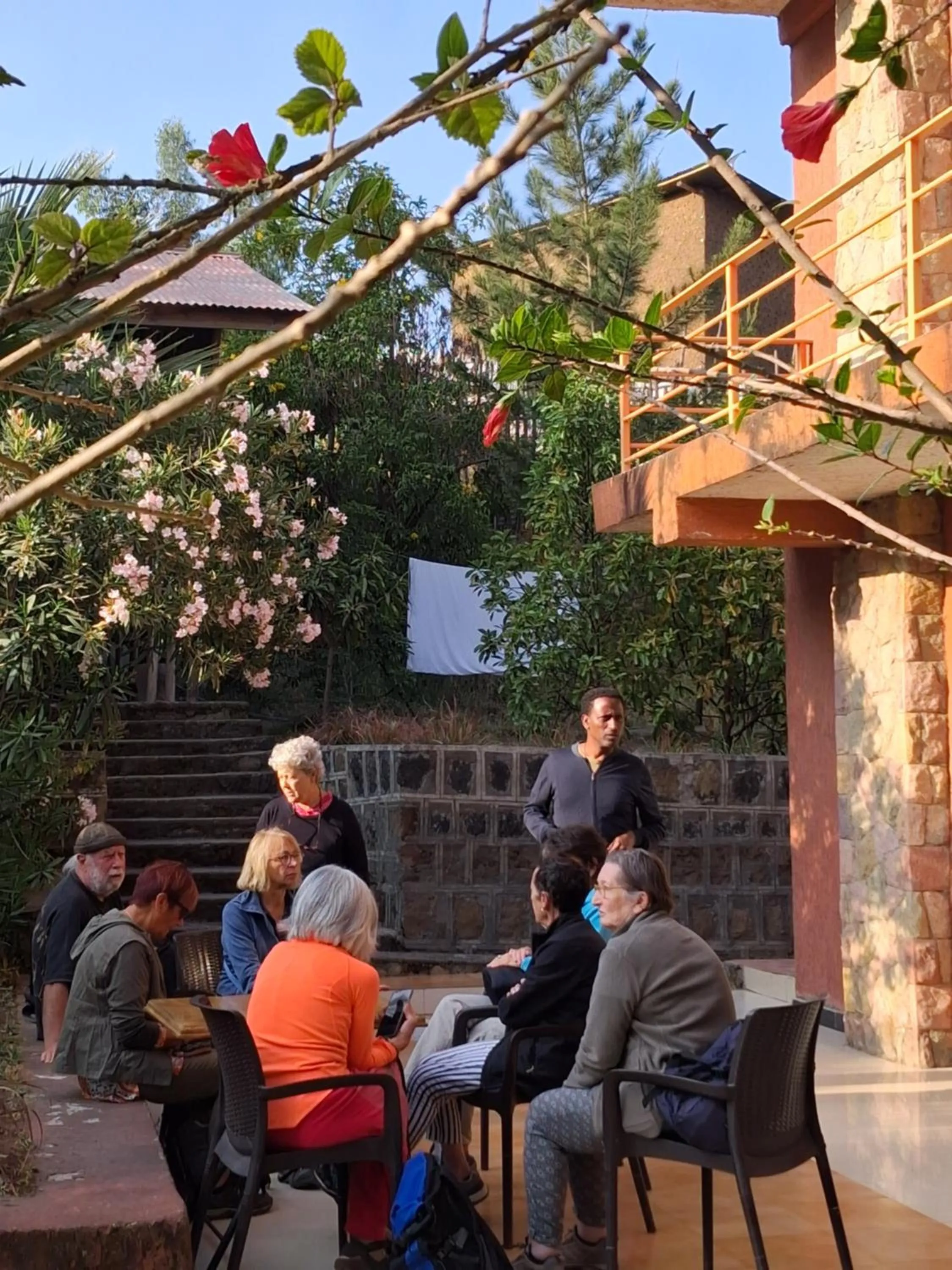 Patio in Zan-Seyoum Hotel - Lalibela
