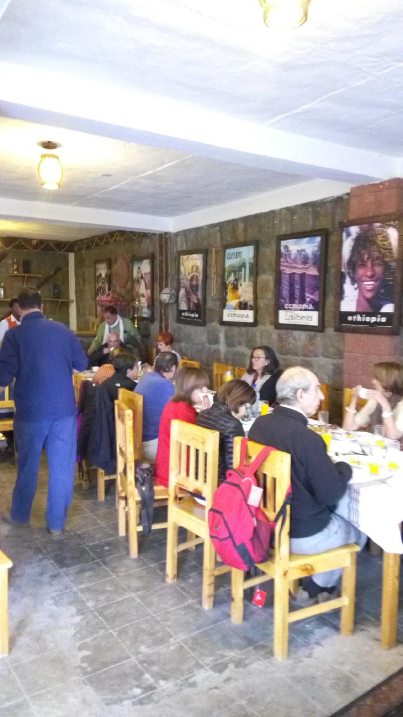 Food and drinks in Zan-Seyoum Hotel - Lalibela