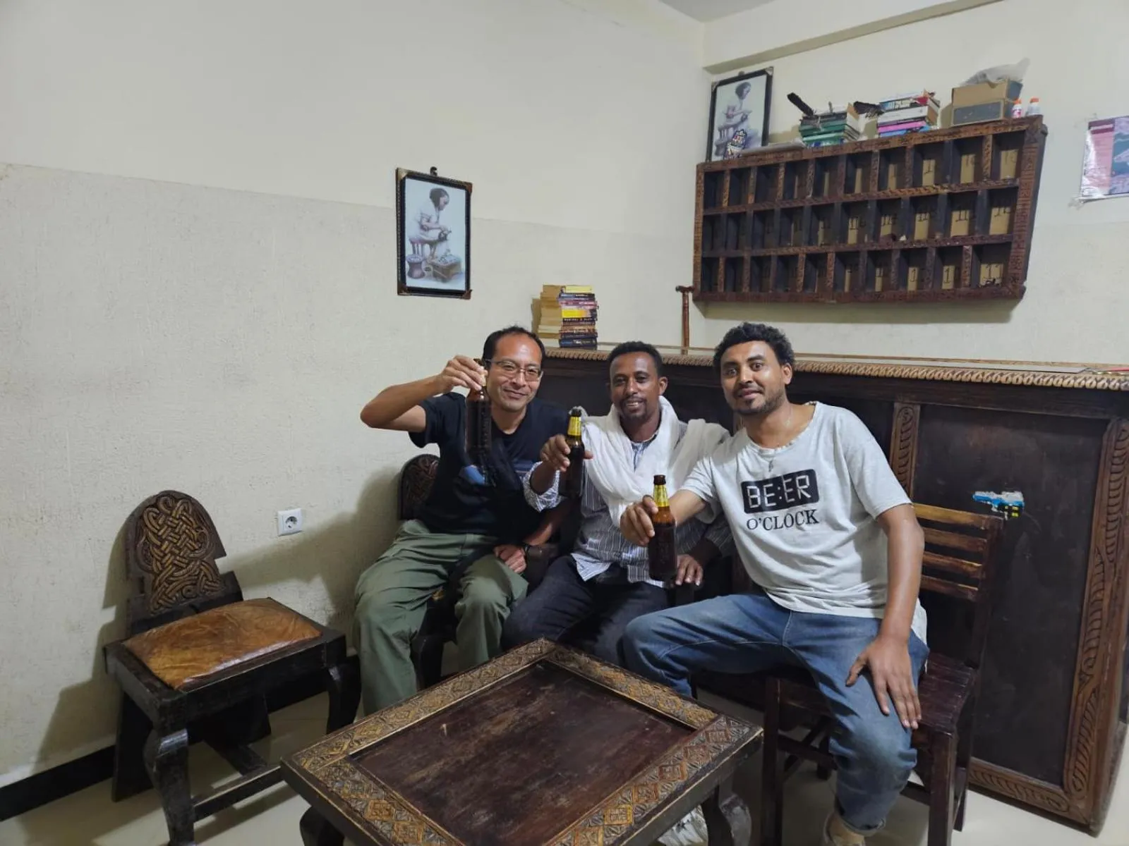 Guests in Zan-Seyoum Hotel - Lalibela