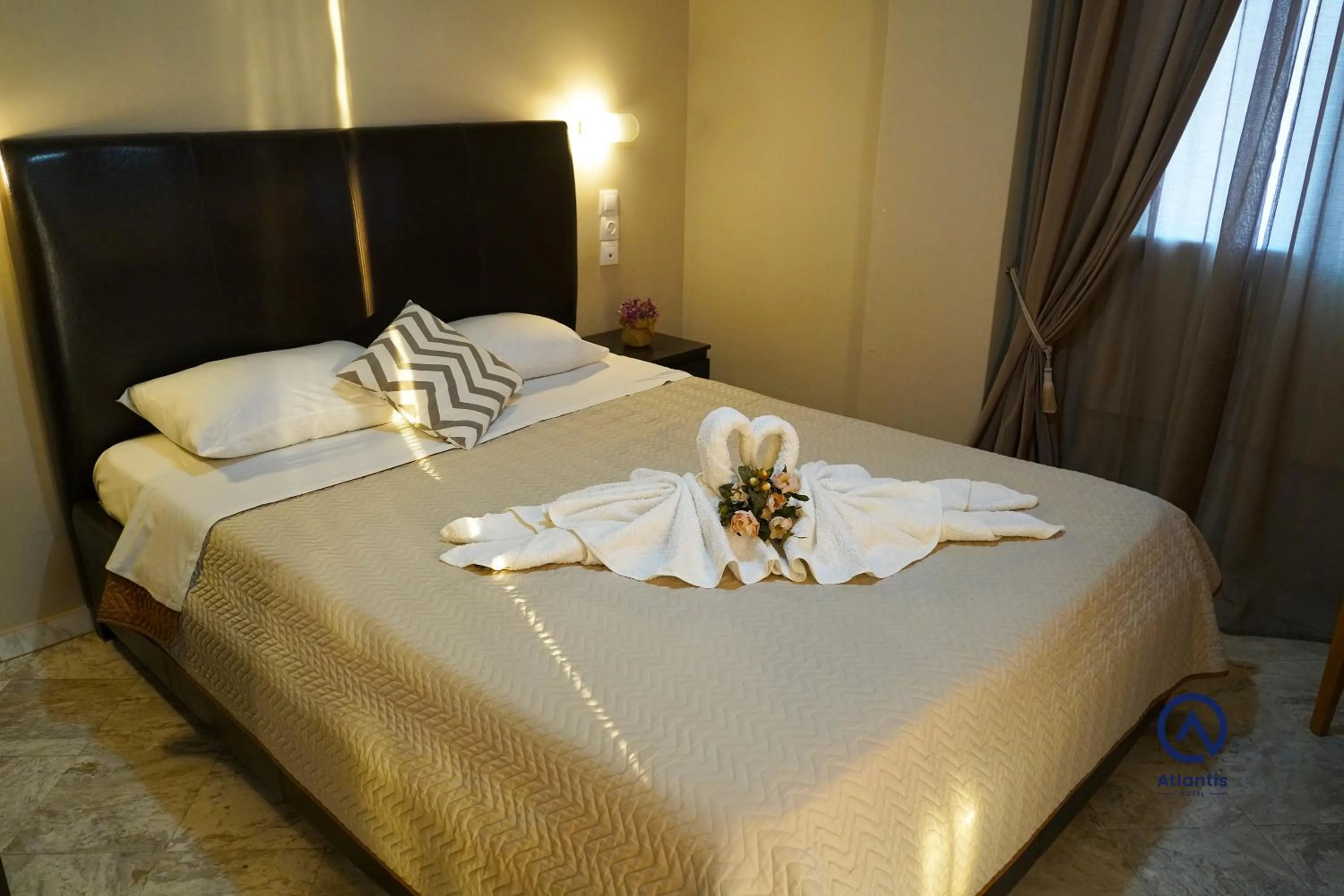 Bed in Hotel Atlantis