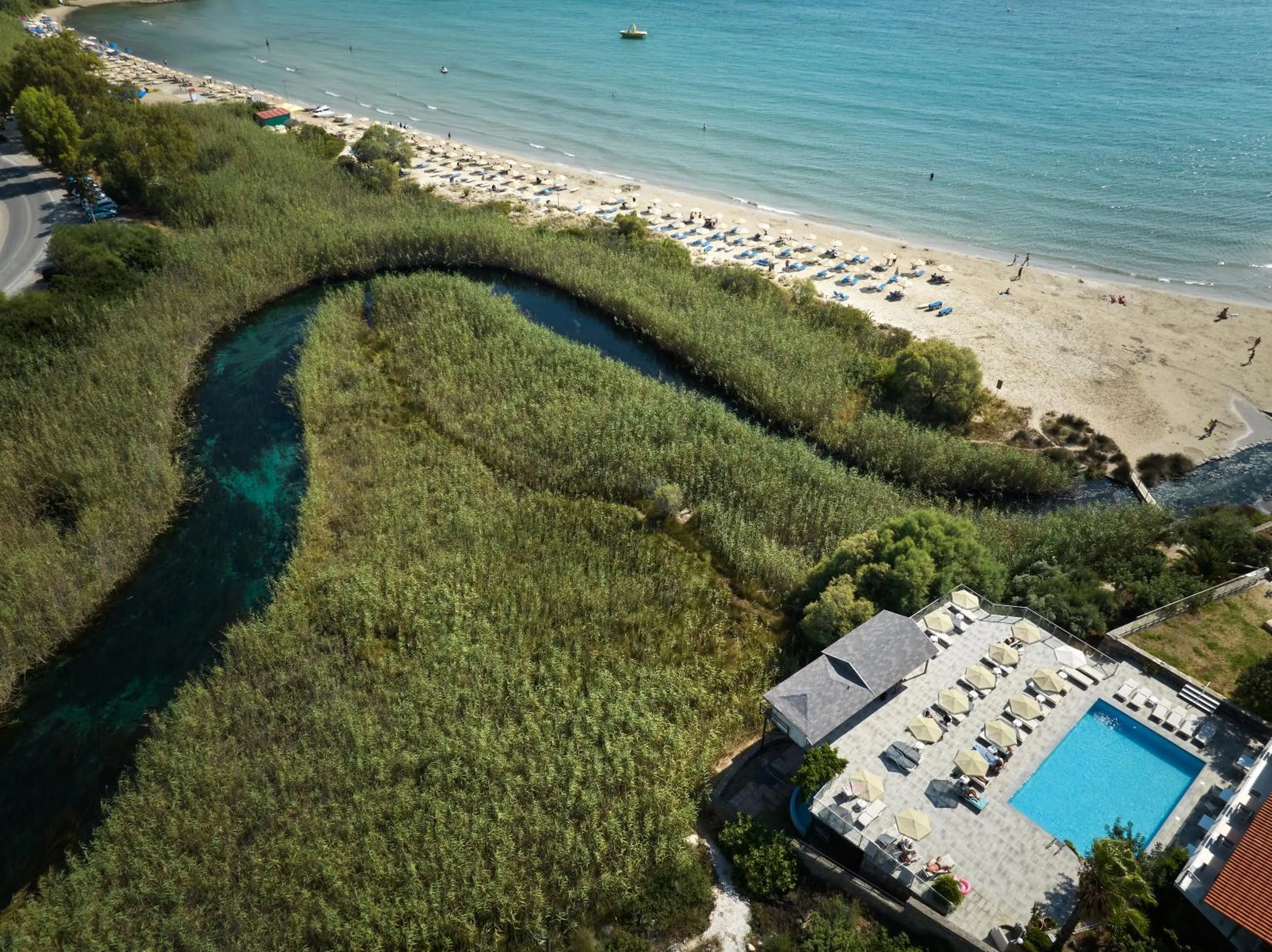 Property building in Blu Acqua Hotel