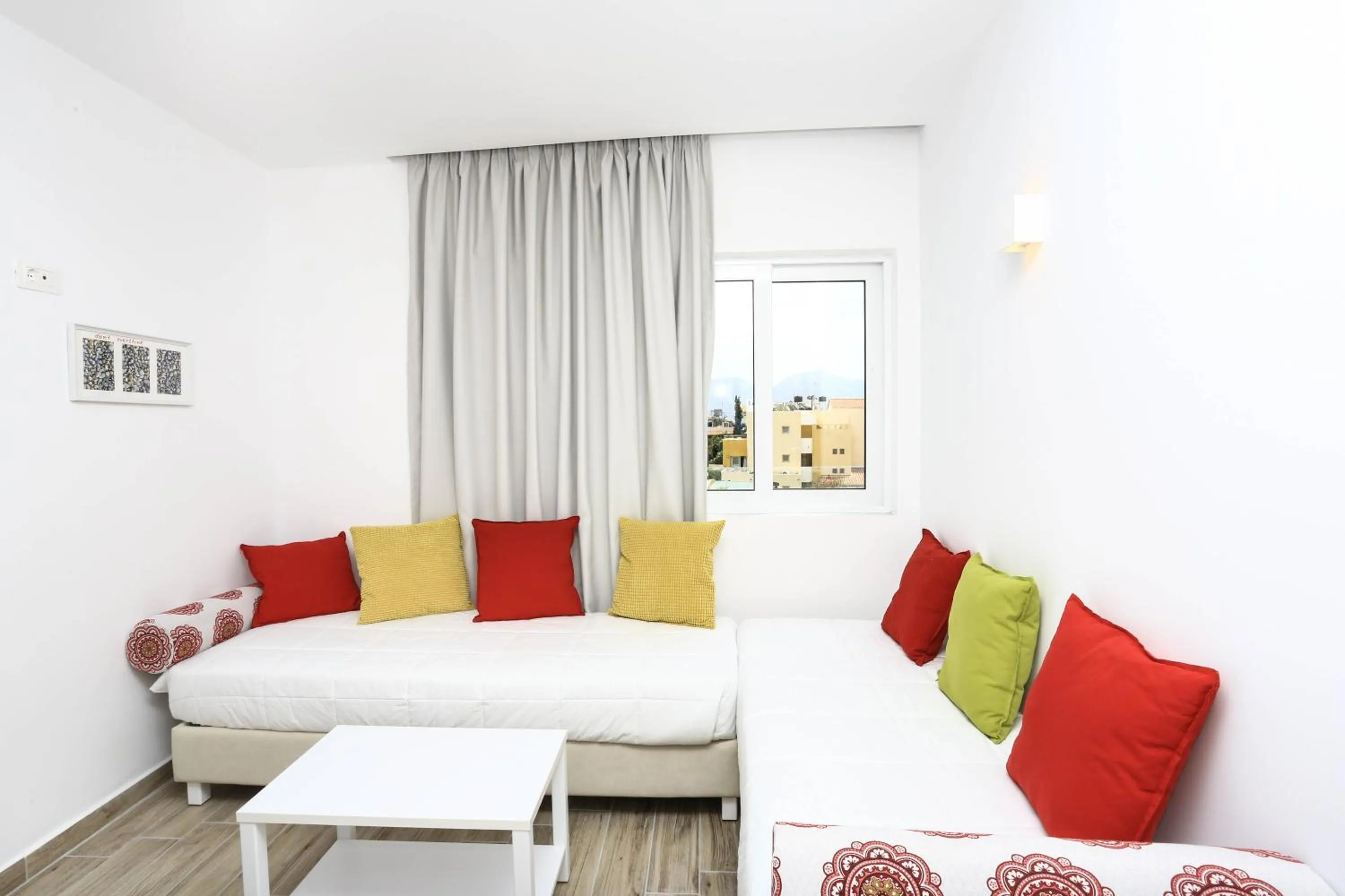 Seating area in Blu Acqua Hotel