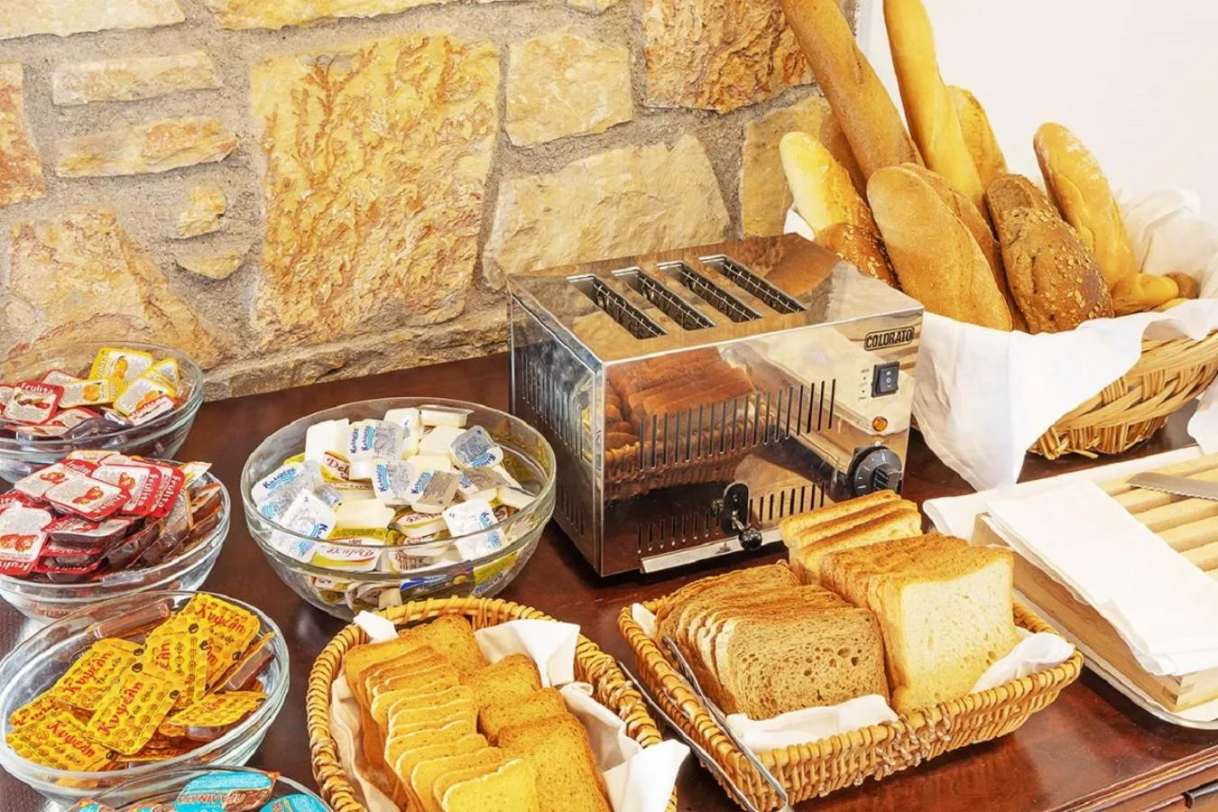 Breakfast in Blu Acqua Hotel