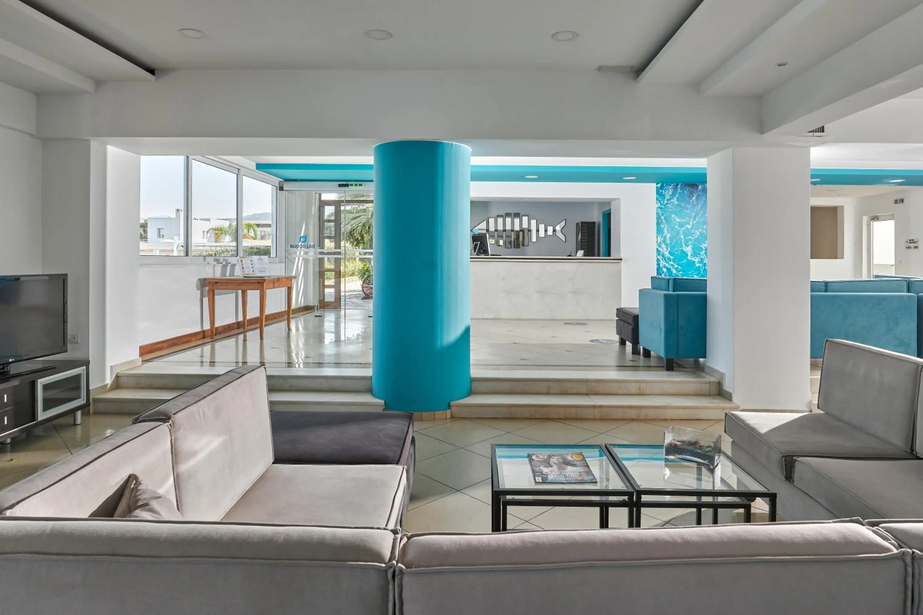 Lobby or reception in Blu Acqua Hotel