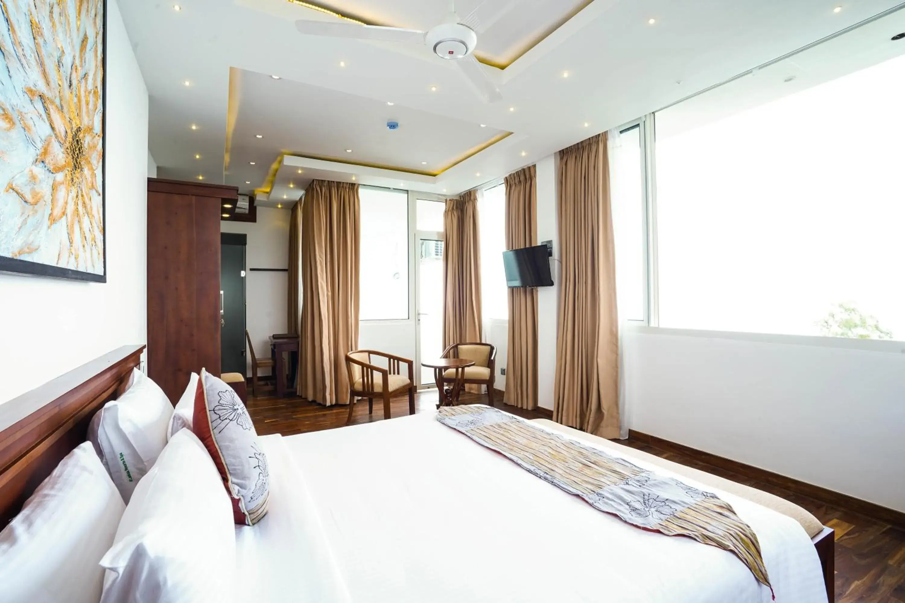 Bed in A'Lankaa Resorts & Spa Bed in A'Lankaa Resorts & Spa