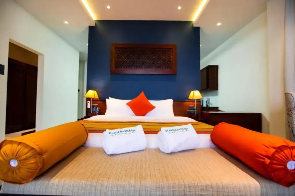 Bed in A'Lankaa Resorts & Spa Bed in A'Lankaa Resorts & Spa