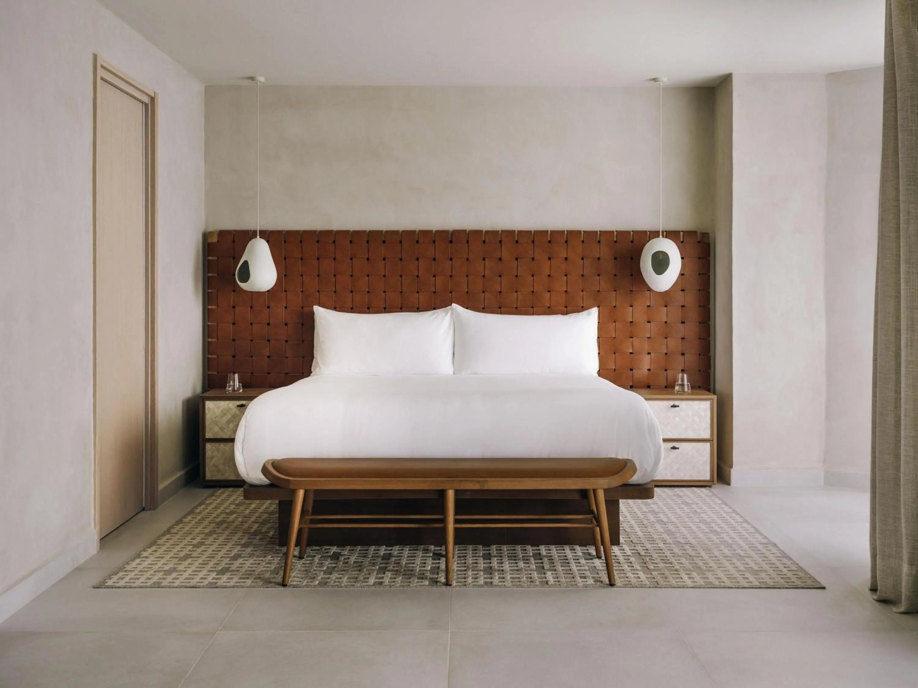 Bedroom, Bed in Mondrian Beach Lifestyle Resort By Accor