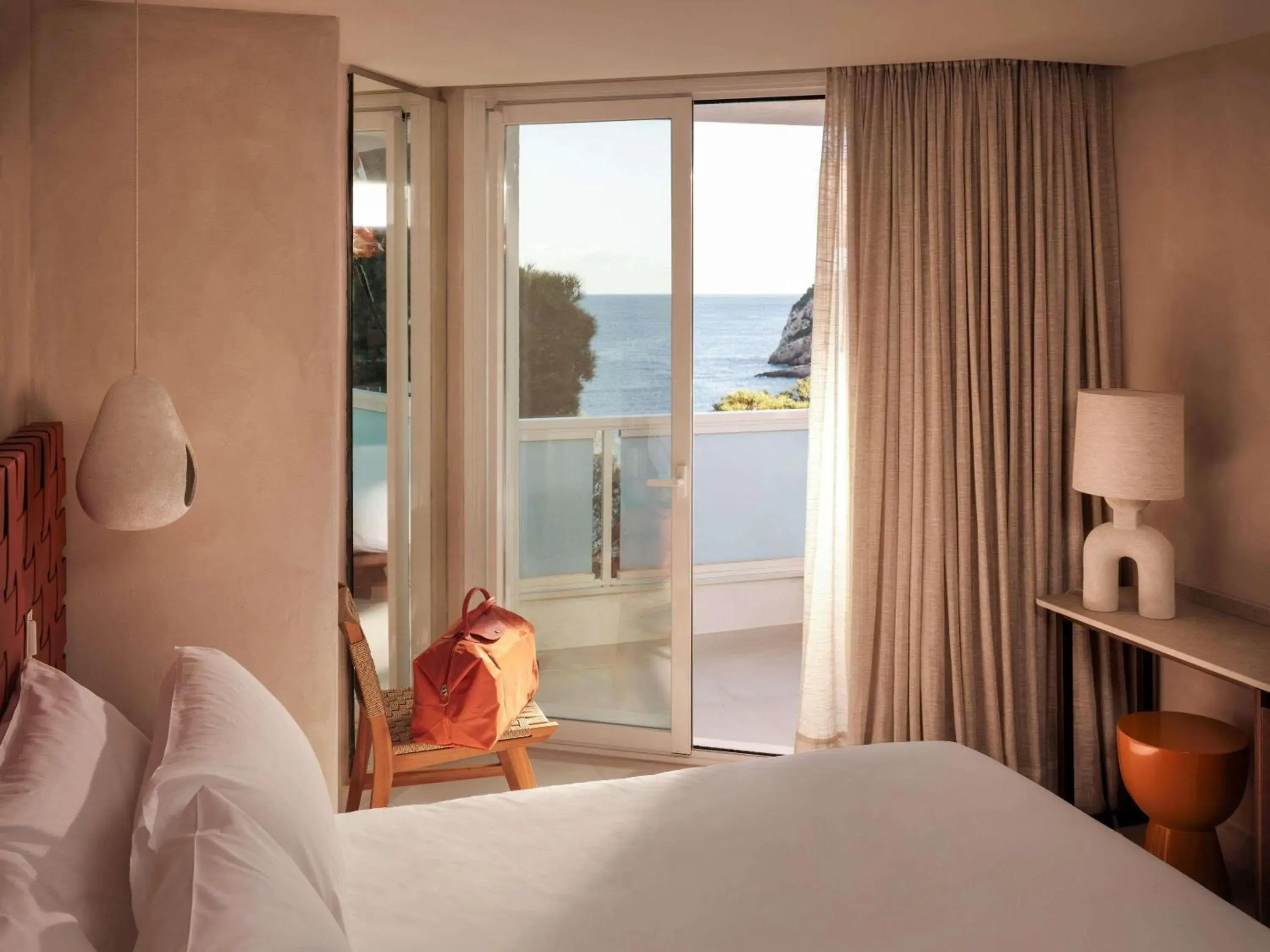 Bedroom, Bed in Mondrian Beach Lifestyle Resort By Accor Bedroom, Bed in Mondrian Beach Lifestyle Resort By Accor