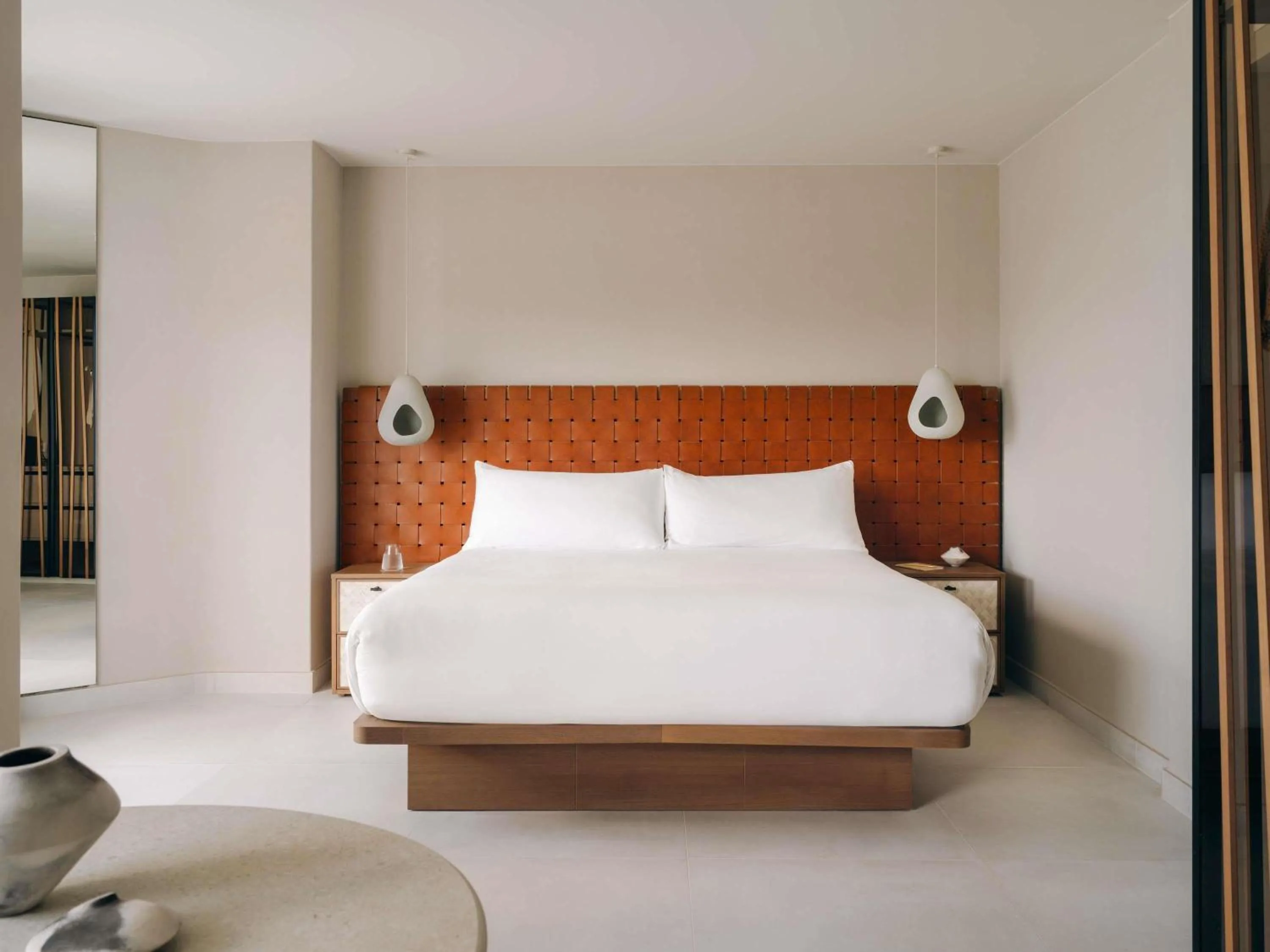 Bedroom, Bed in Mondrian Beach Lifestyle Resort By Accor
