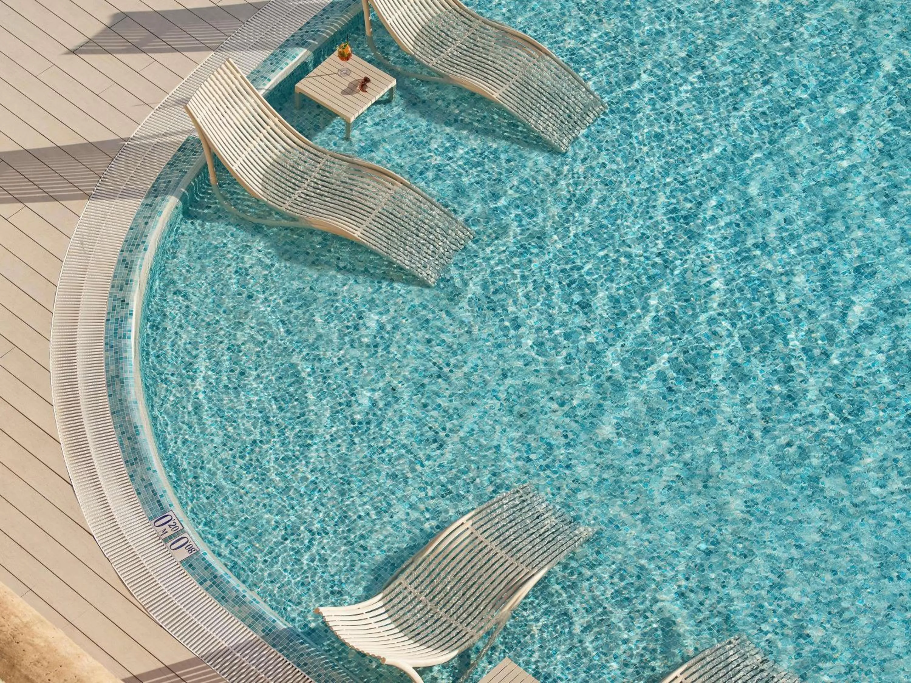 Pool view in Mondrian Ibiza