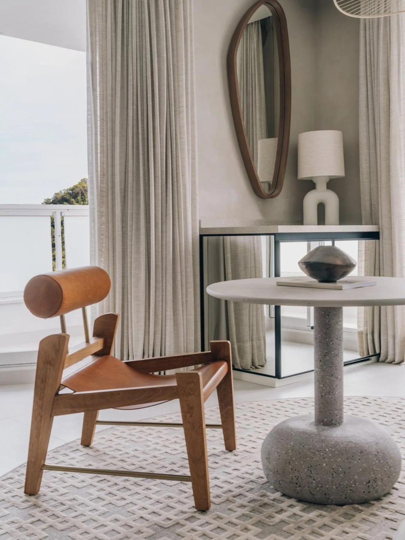 Living room in Mondrian Ibiza