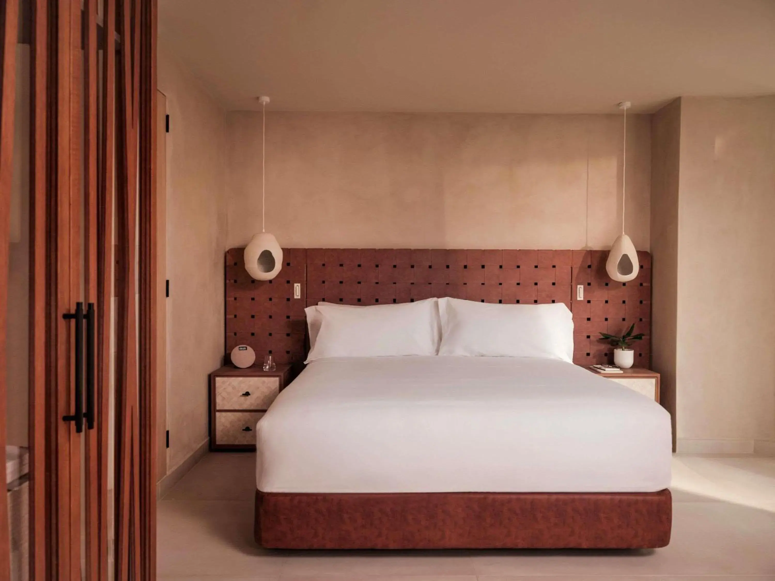 Bedroom, Bed in Mondrian Beach Lifestyle Resort By Accor Bedroom, Bed in Mondrian Beach Lifestyle Resort By Accor