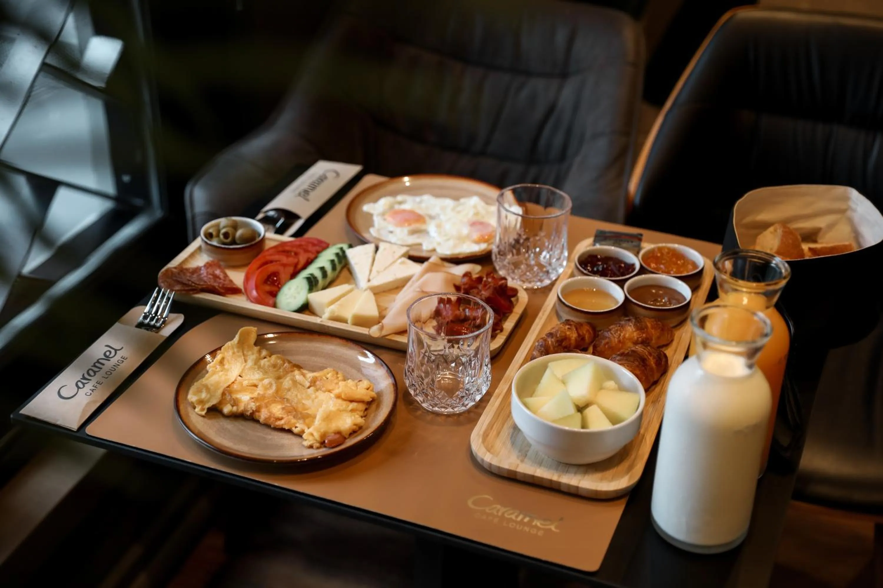 Breakfast in Caramel Boutique Hotel