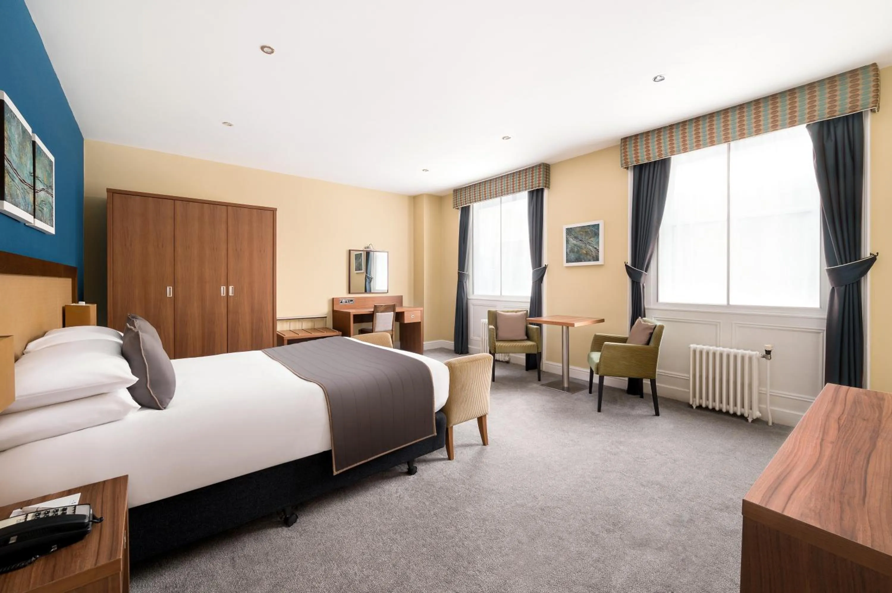 Bedroom, Bed in Royal Station Hotel- Part of the Cairn Collection